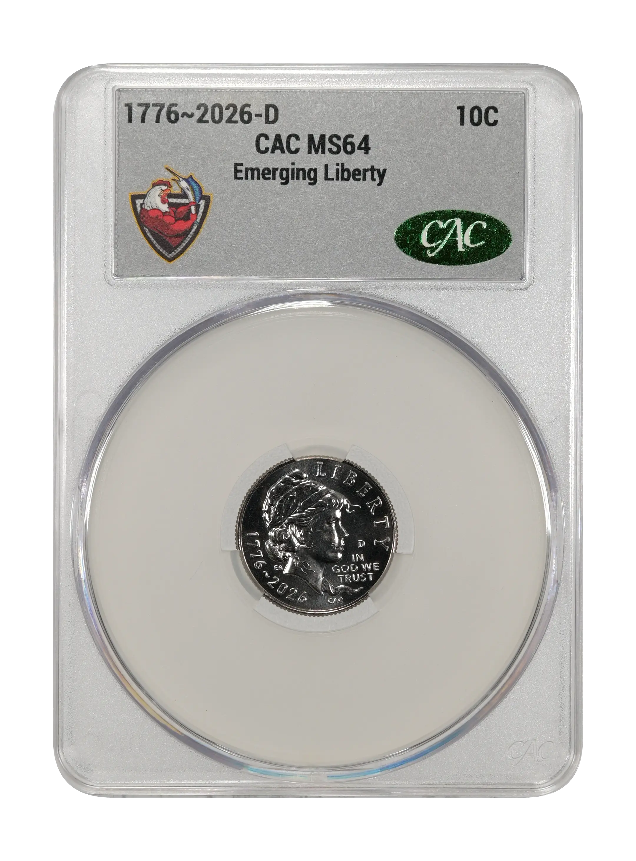 1776~2026-D 10c Emerging Liberty MS thumbnail 15