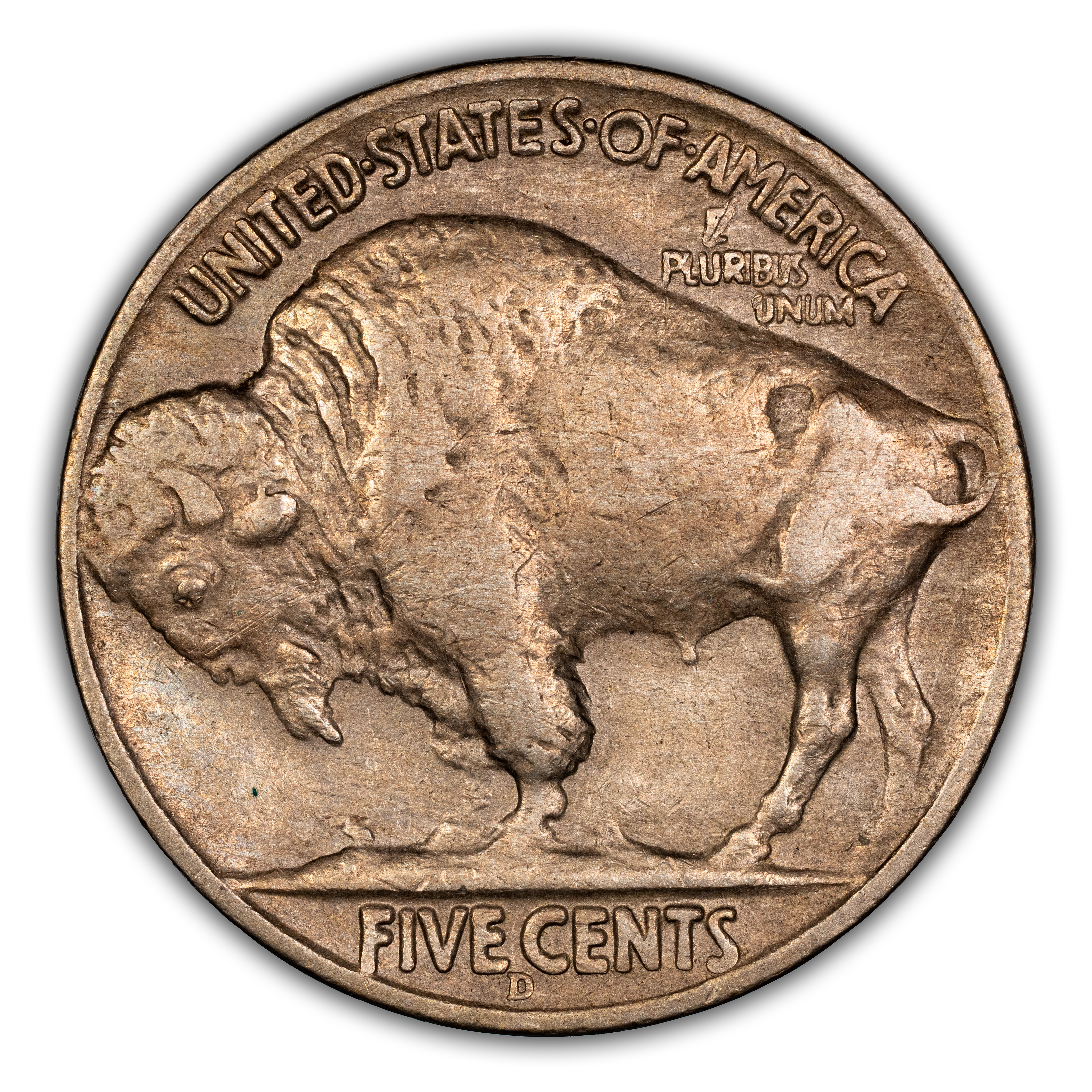 1936-D 5c 3 1/2 Legs MS thumbnail 9