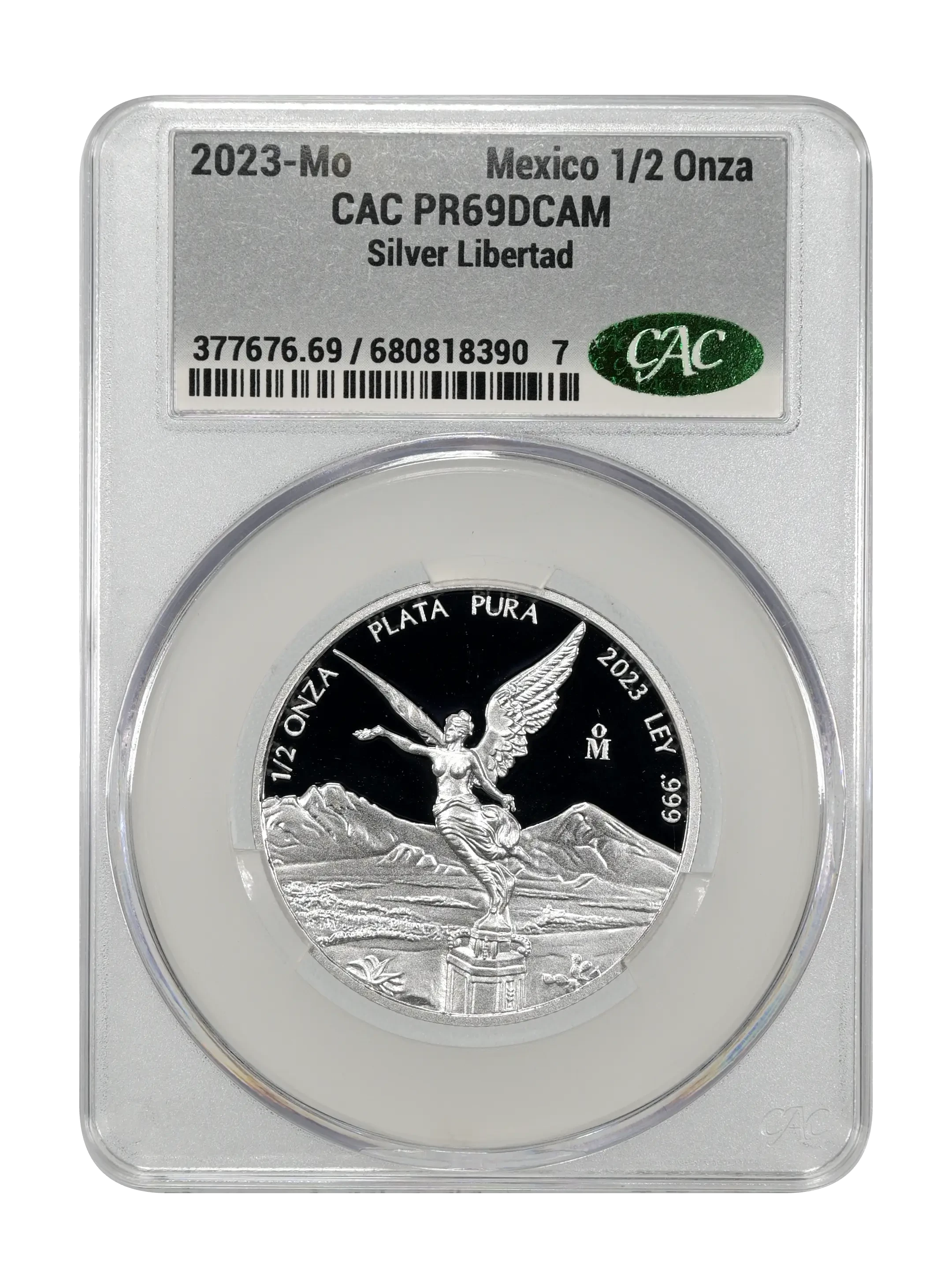 Mexico 1997 Silver 1/2 Onza Libertad, Proof Coin Values & Prices