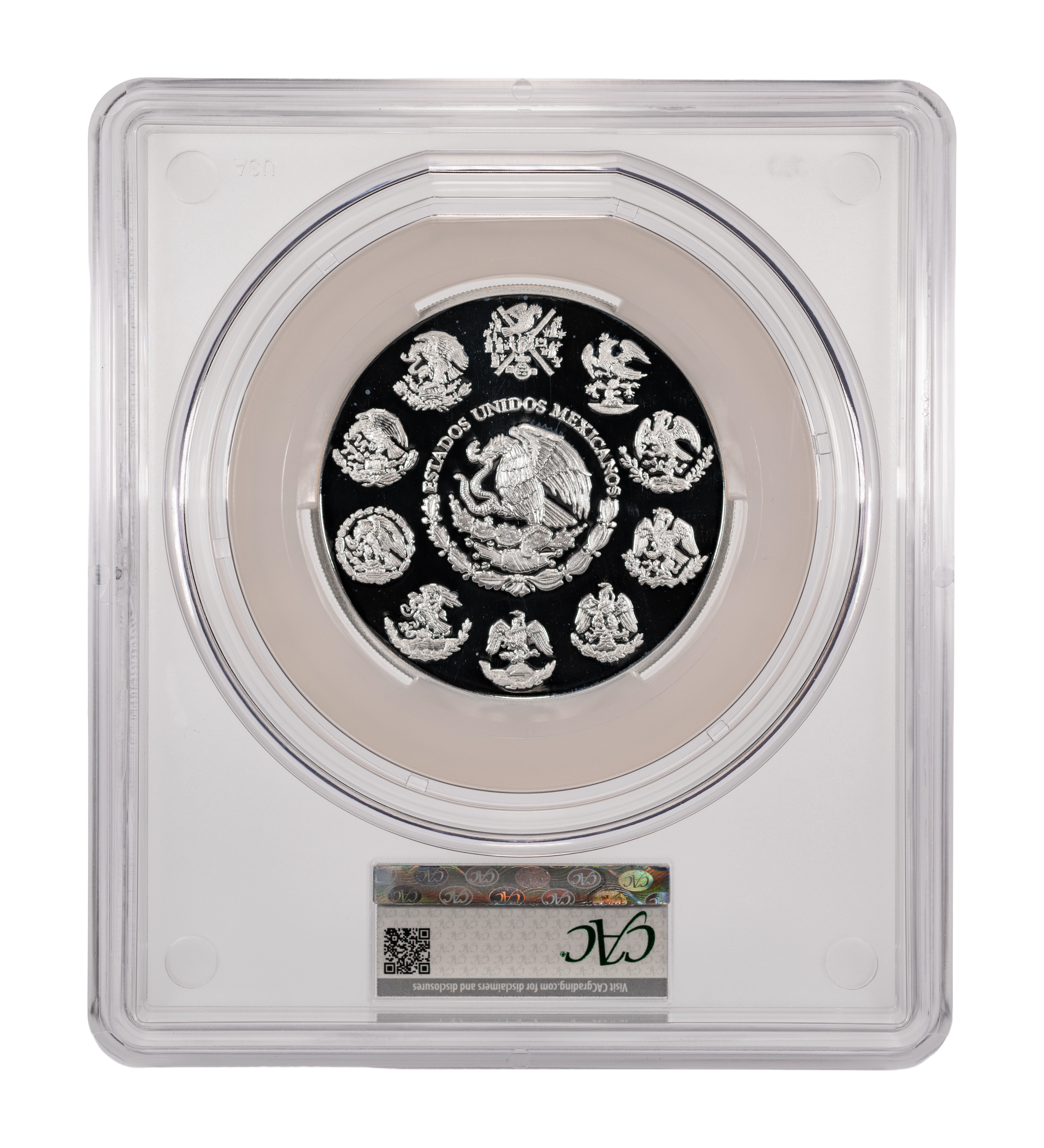 2023-Mo 5 Onza 5oz Silver, Libertad PR DCAM (KM-615) thumbnail 8