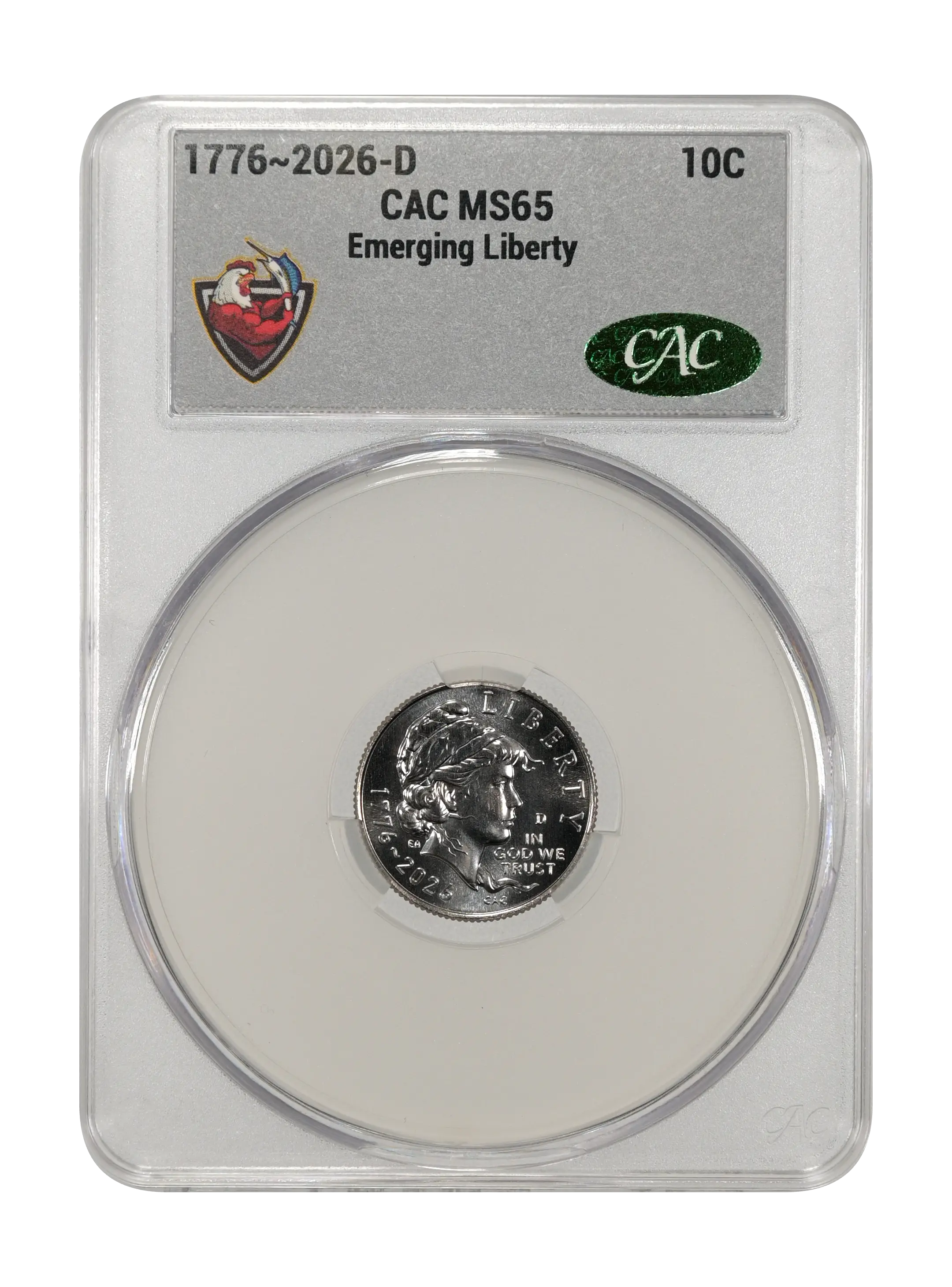 1776~2026-D 10c Emerging Liberty MS thumbnail 16
