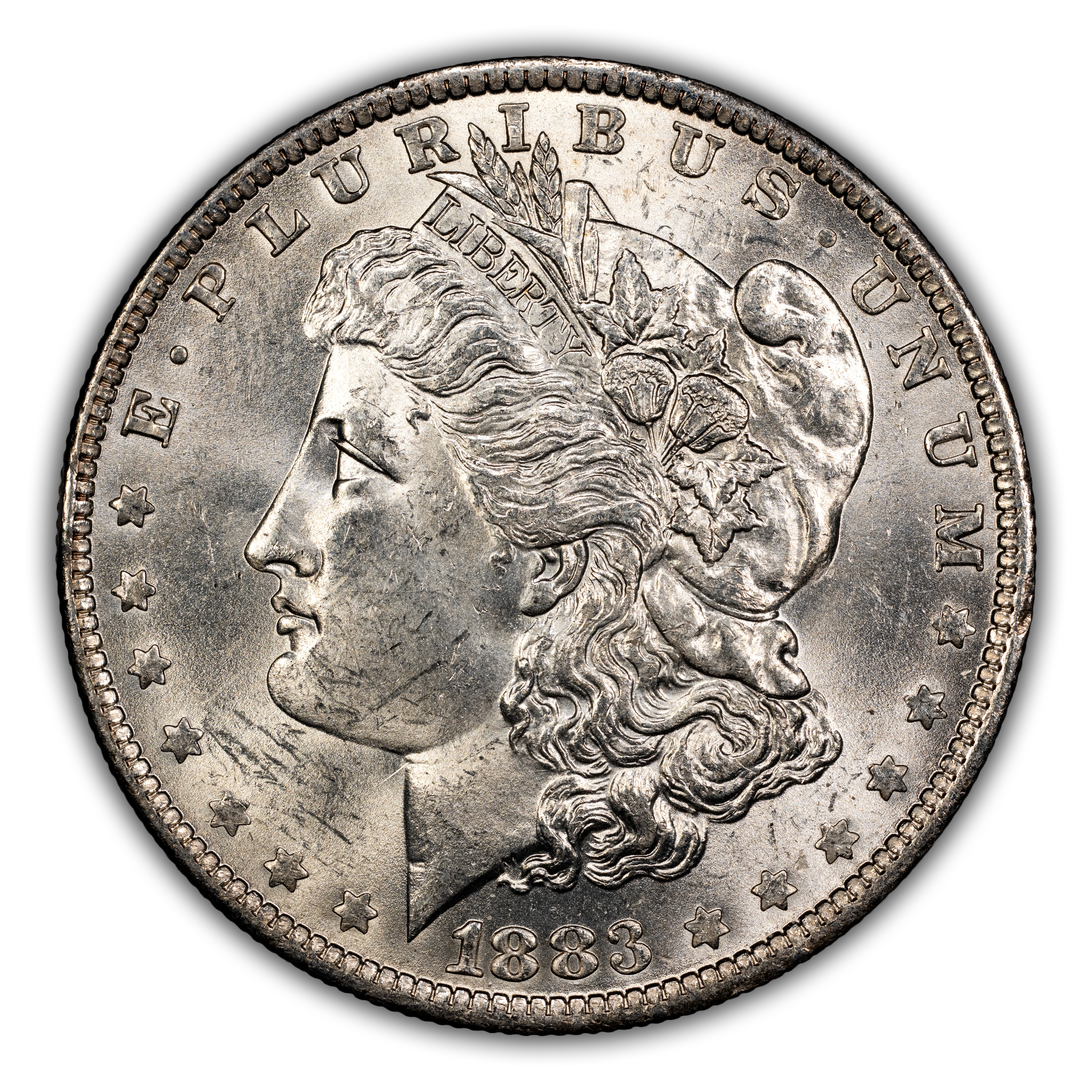1883-O $1  Scribbles on Face, VAM-31 MS thumbnail 2