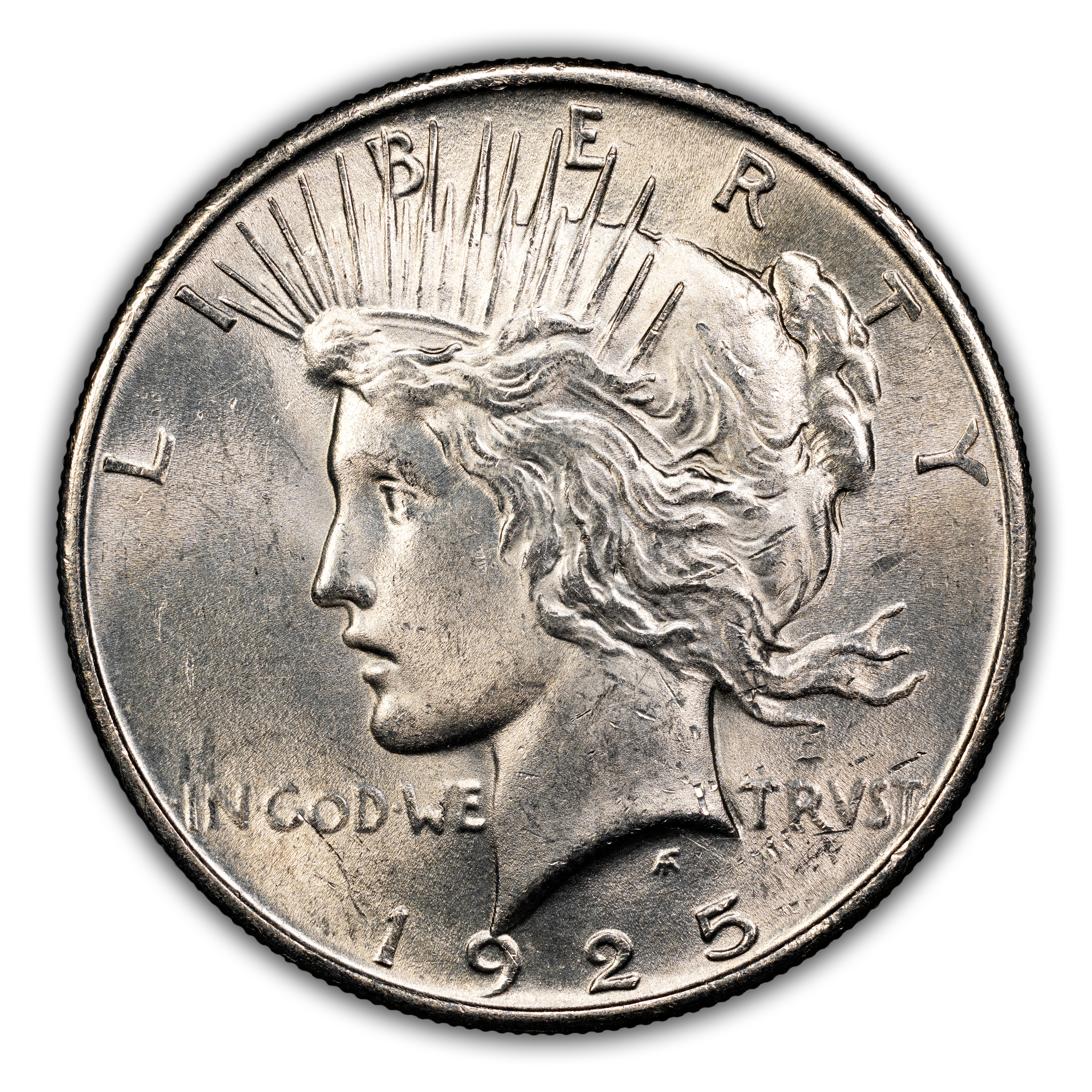 1925 $1  Tiara Die Gouge, VAM-1A2 MS thumbnail 2