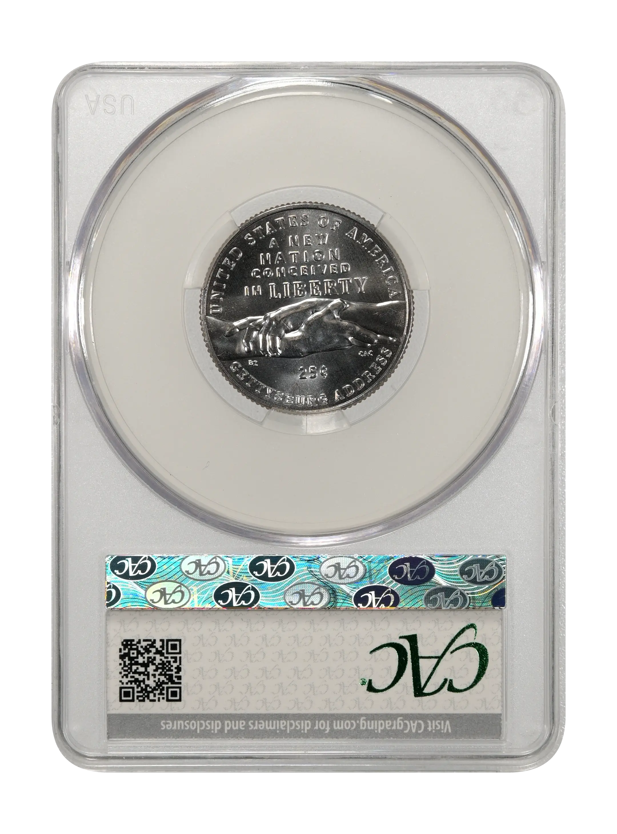 1776~2026-D 25c Gettysburg Address MS PL thumbnail 16