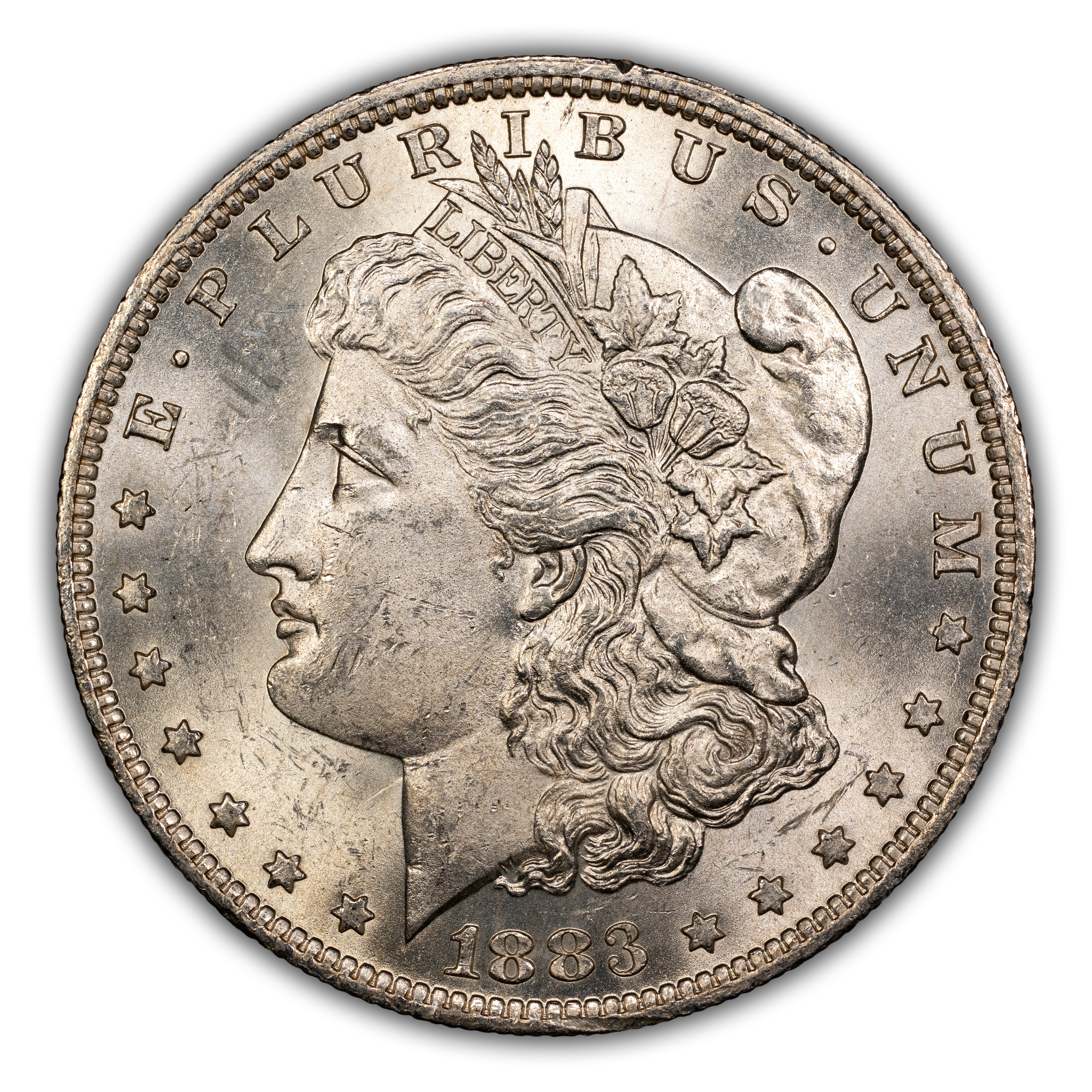 1883-O $1  Scribbles on Face, VAM-31 MS thumbnail 3