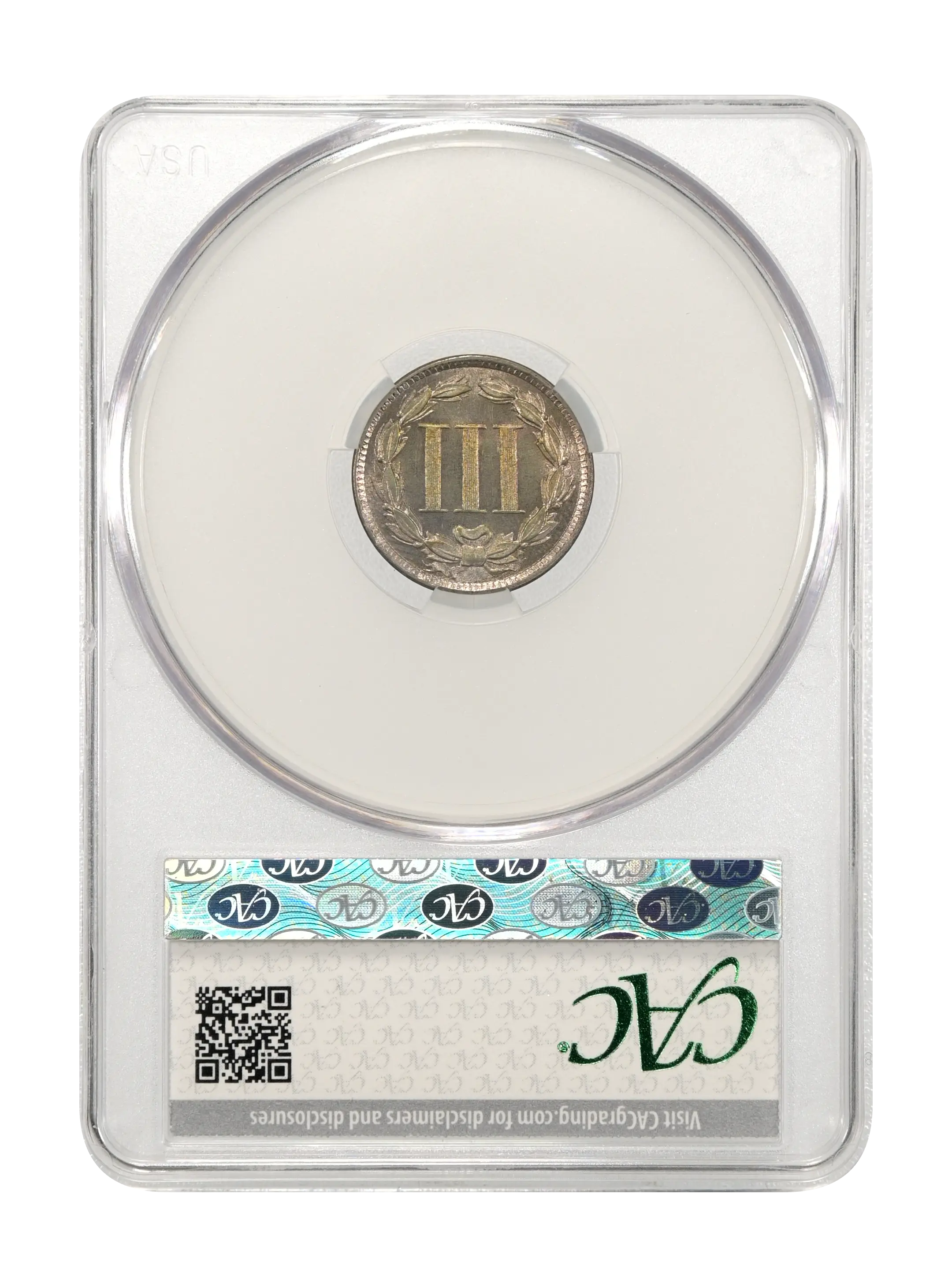 1887/6 3cN Overdate, FS-301 MS thumbnail 4