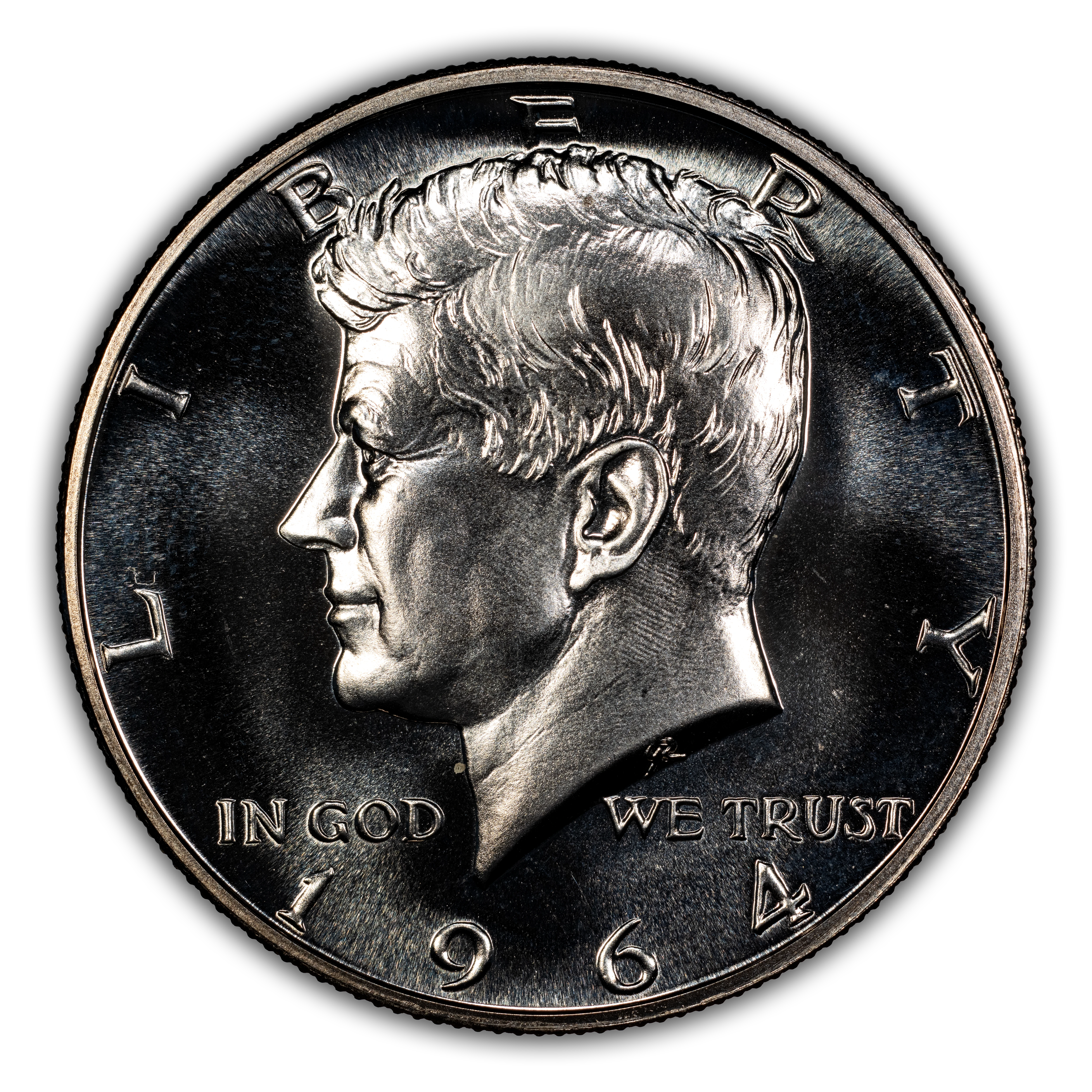 1964 50c Quadrupled Die Obverse, FS-105 PR thumbnail 2