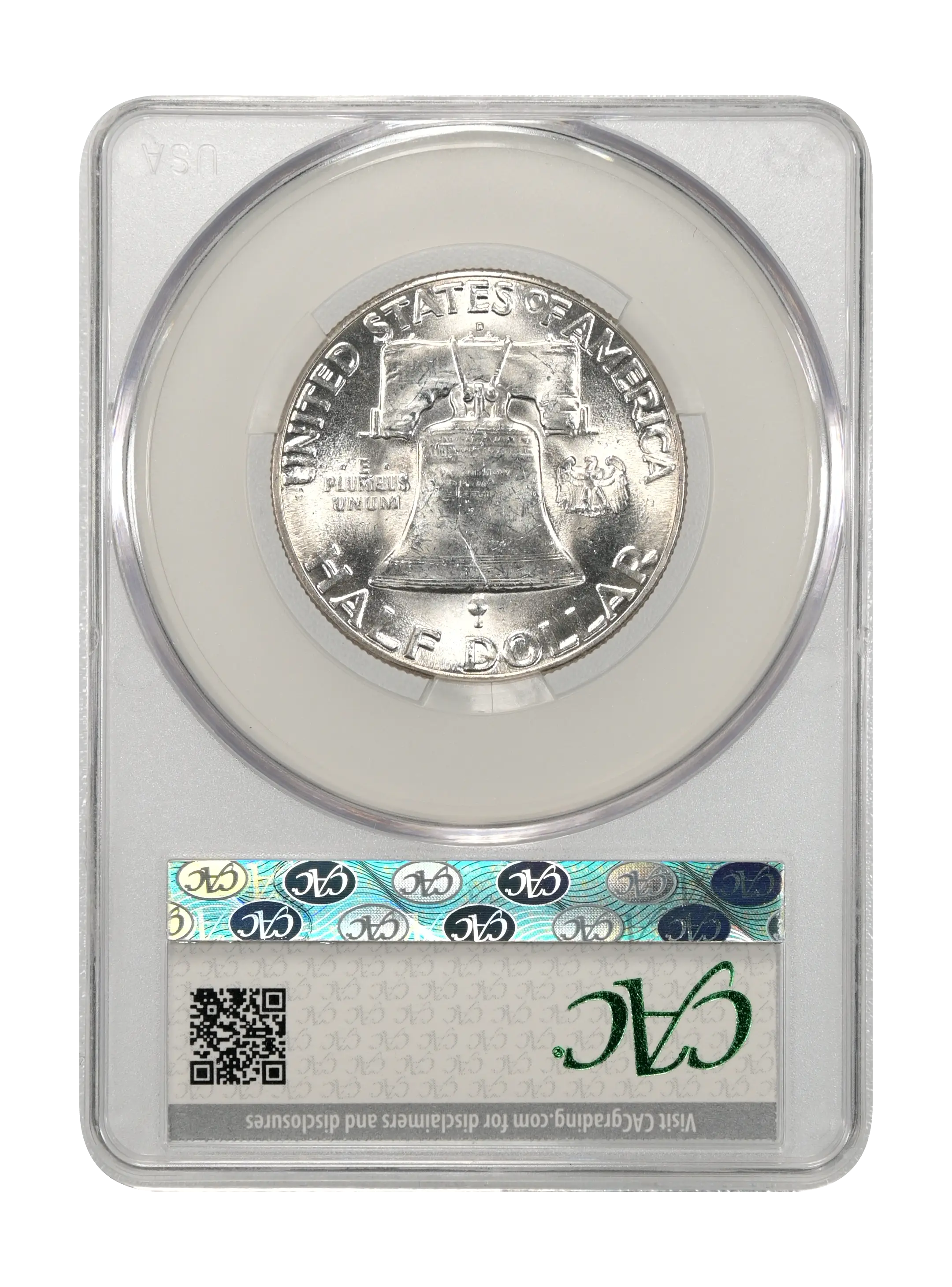 1948-D 50c Doubled Die Reverse, FS-801 MS thumbnail 5