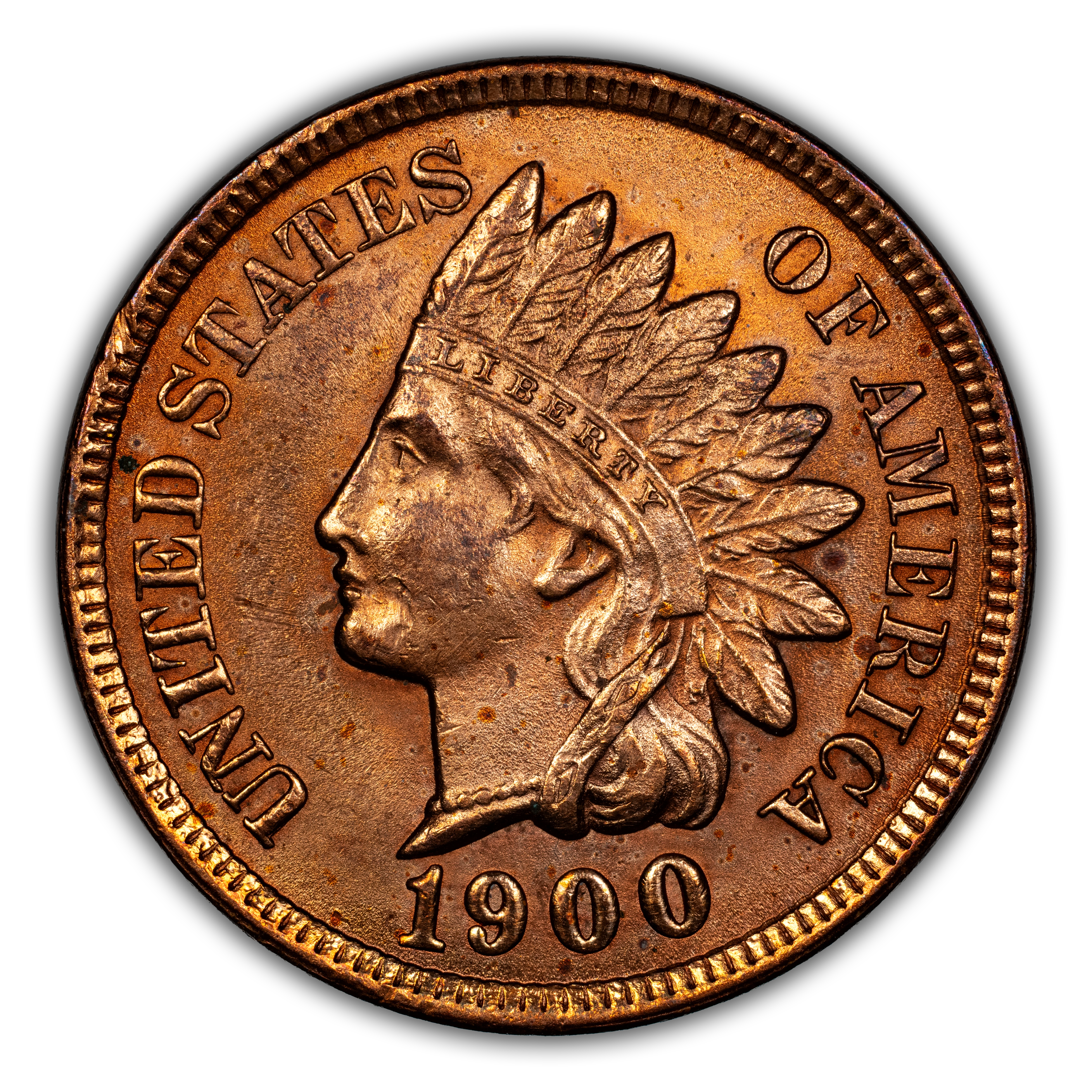 1900 1c Repunched Date, FS-301, S-1 MS BN thumbnail 2