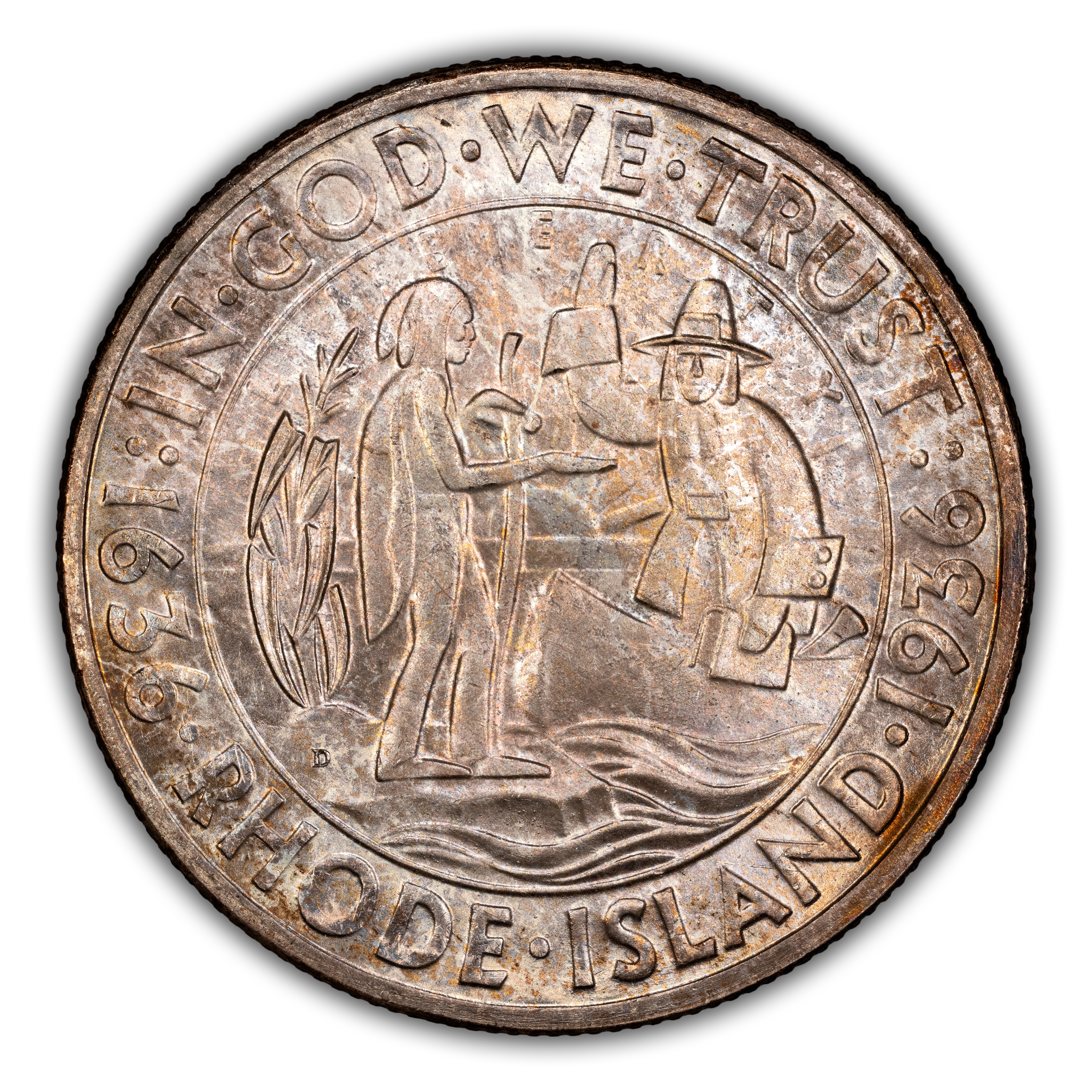 1936-D 50c Rhode Island MS thumbnail 2