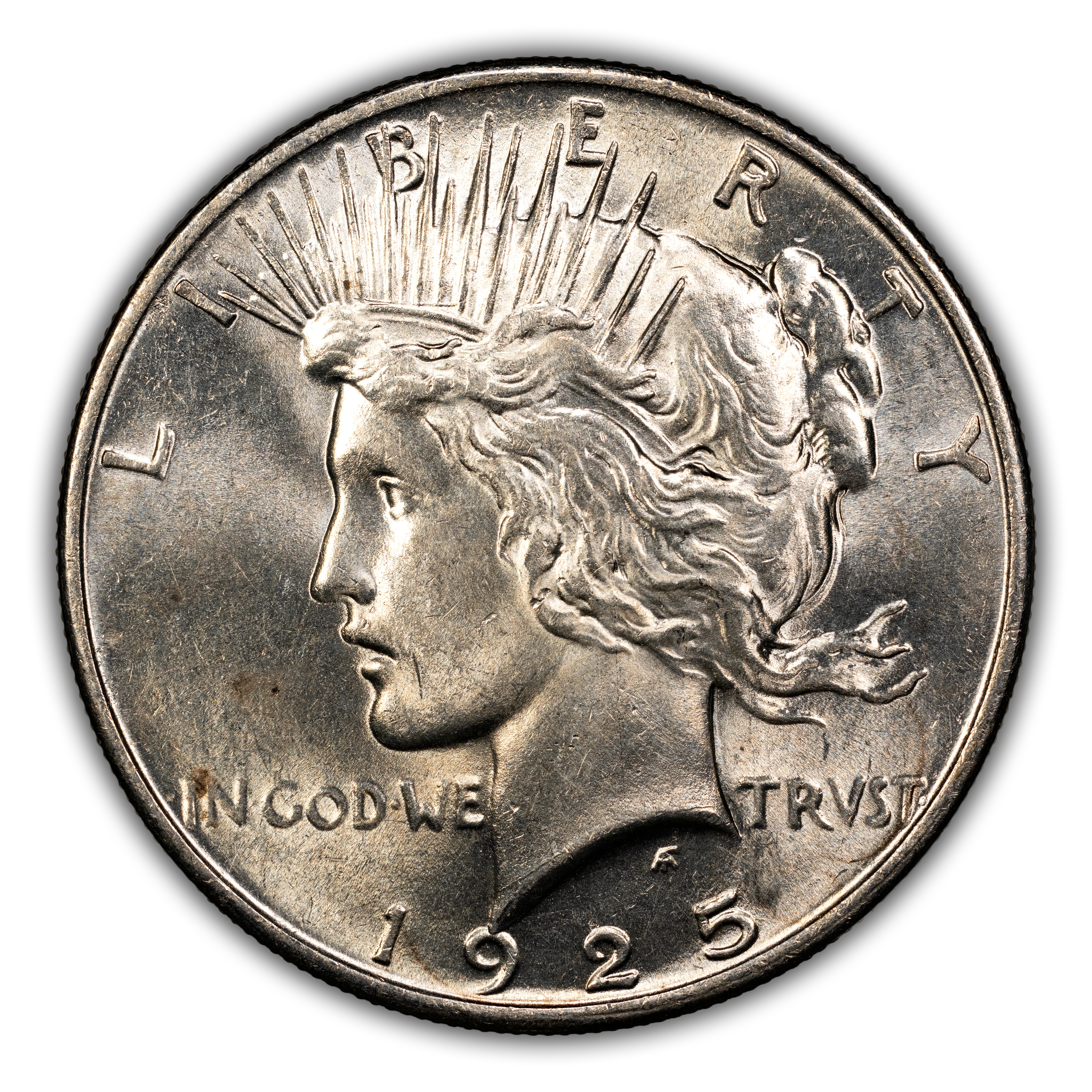 1925 $1  Tiara Die Gouge, VAM-1A2 MS thumbnail 5