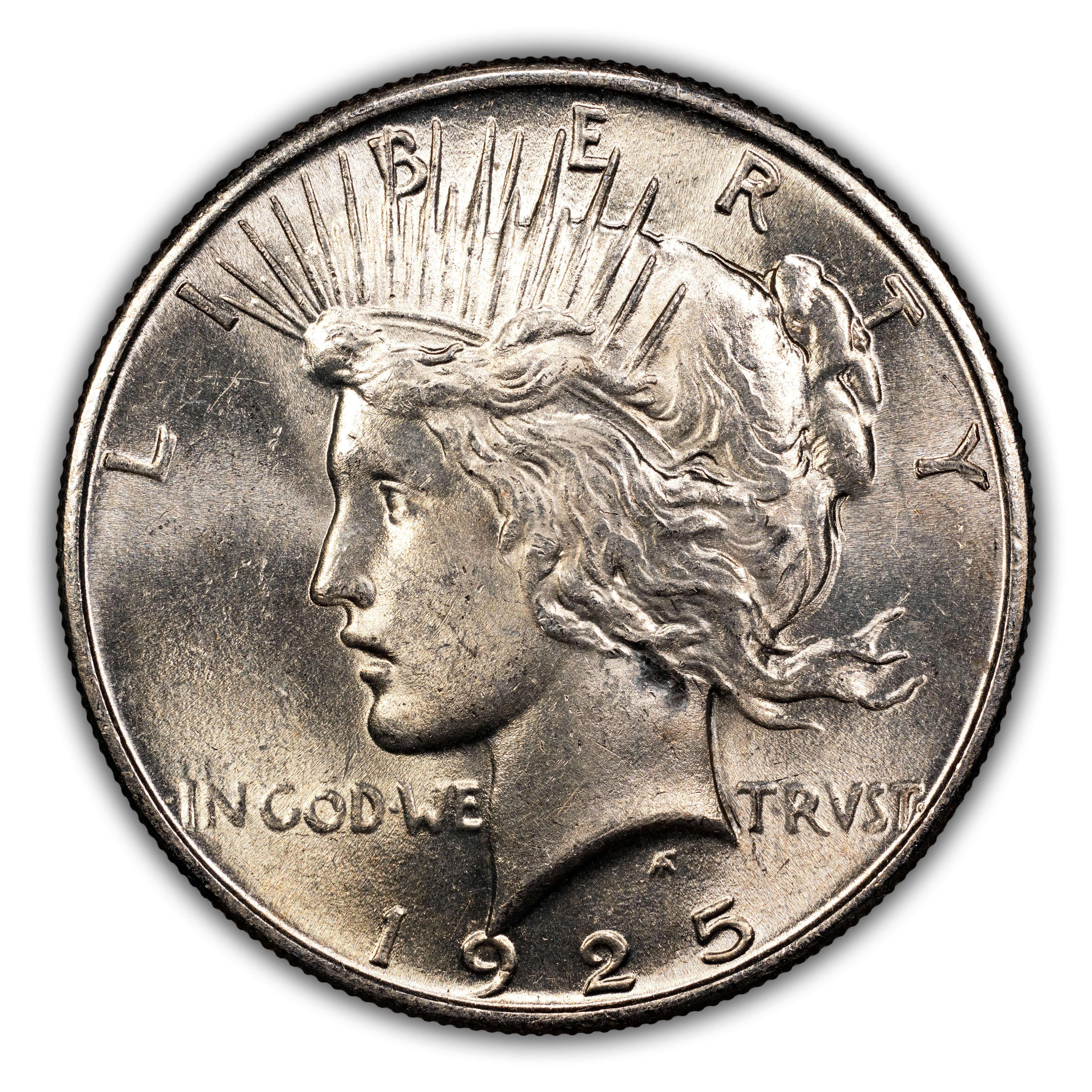 1925 $1  Tiara Die Gouge, VAM-1A2 MS thumbnail 6