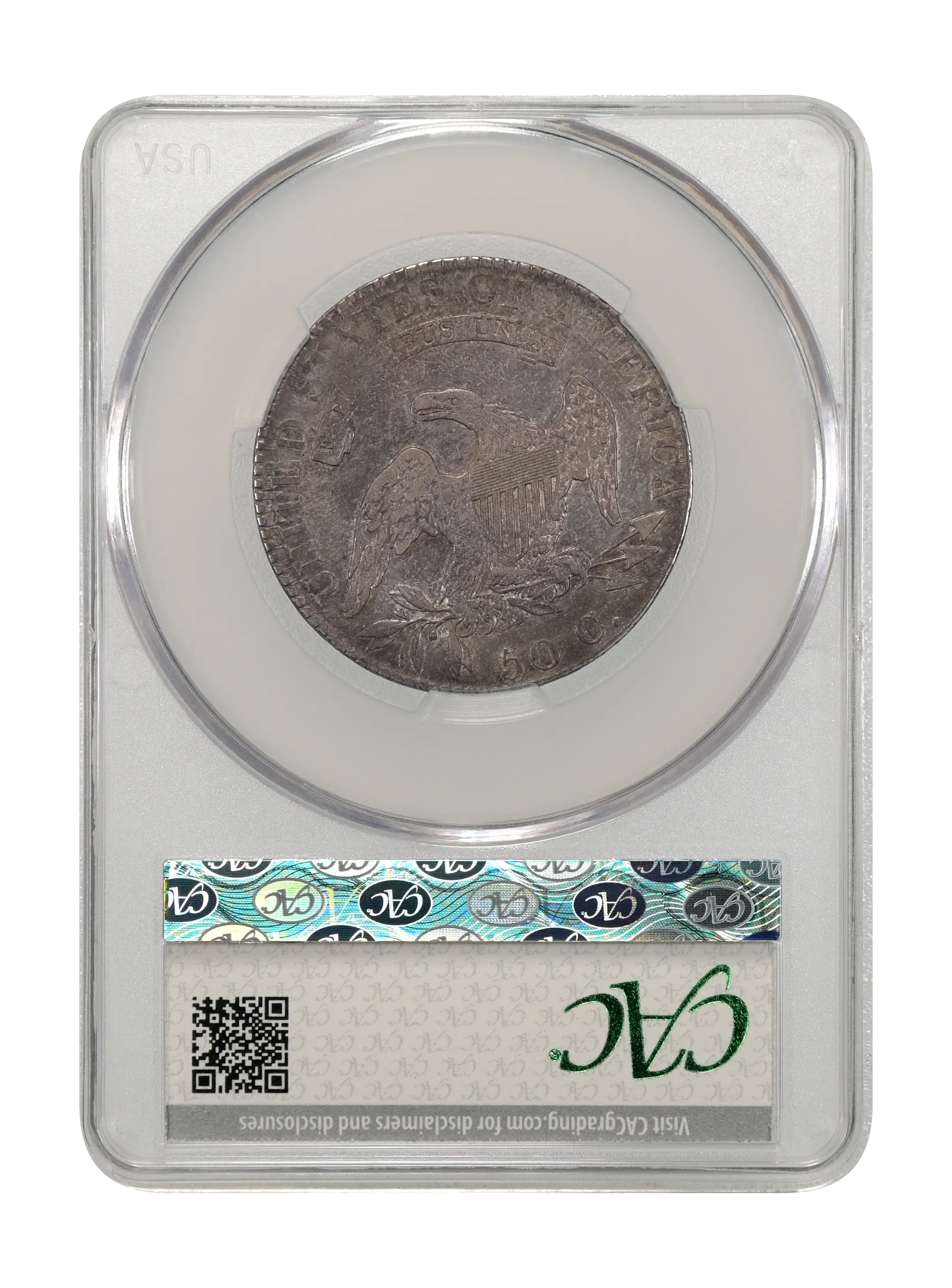 1820 50c Square Base 2, Knob 2, O-104 MS thumbnail 11
