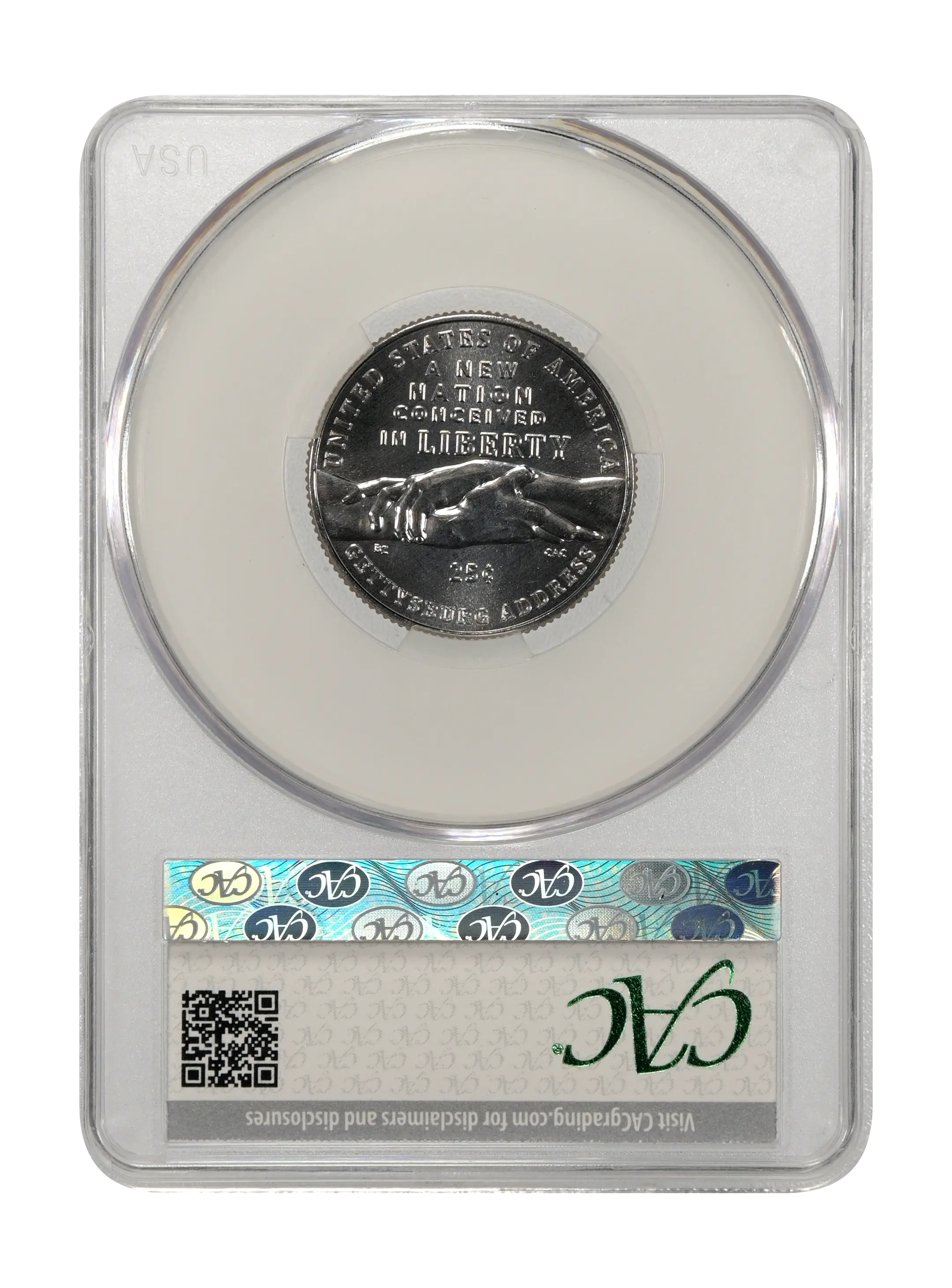 1776~2026-D 25c Gettysburg Address MS thumbnail 7