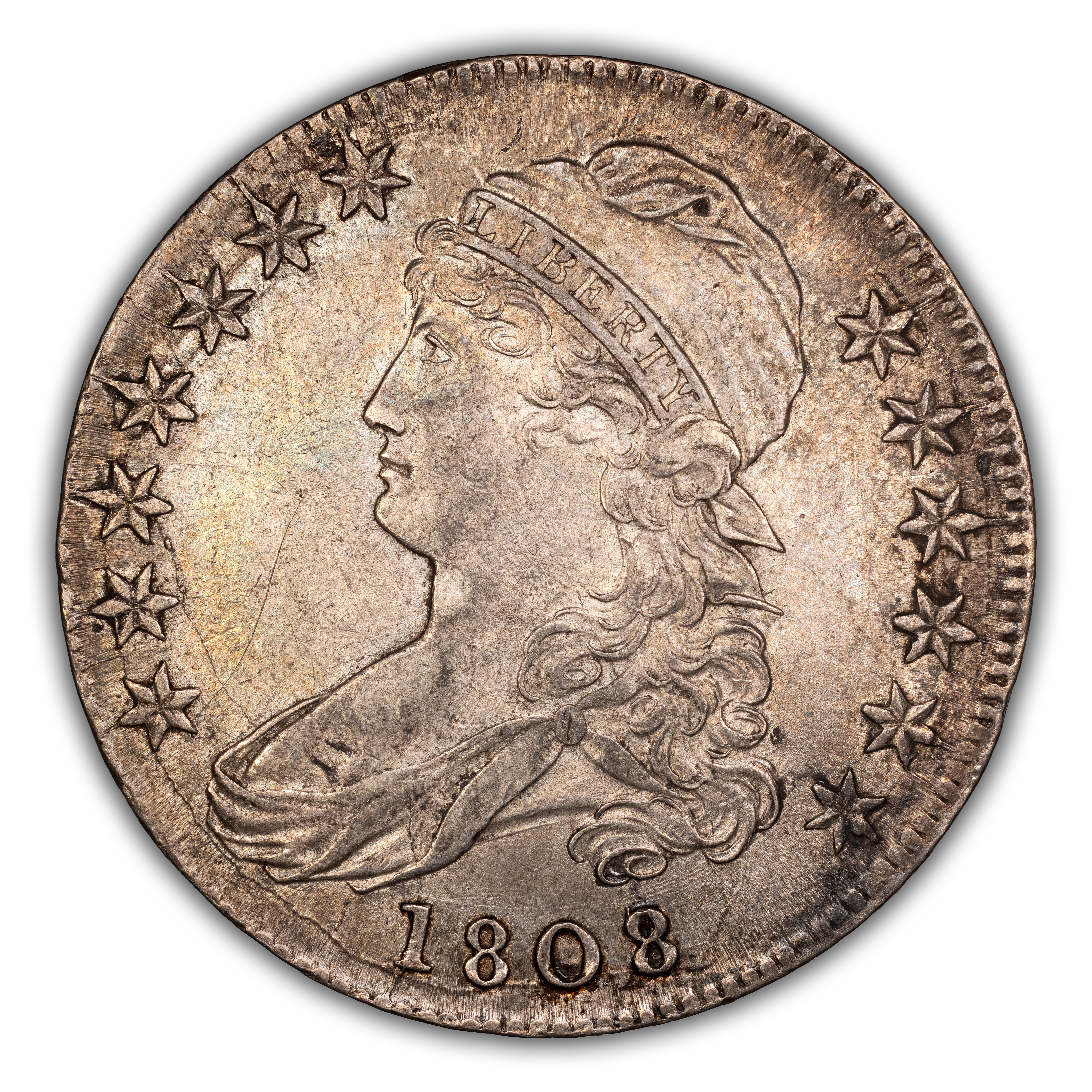 1808/7 50c Overdate, O-101 MS thumbnail 2