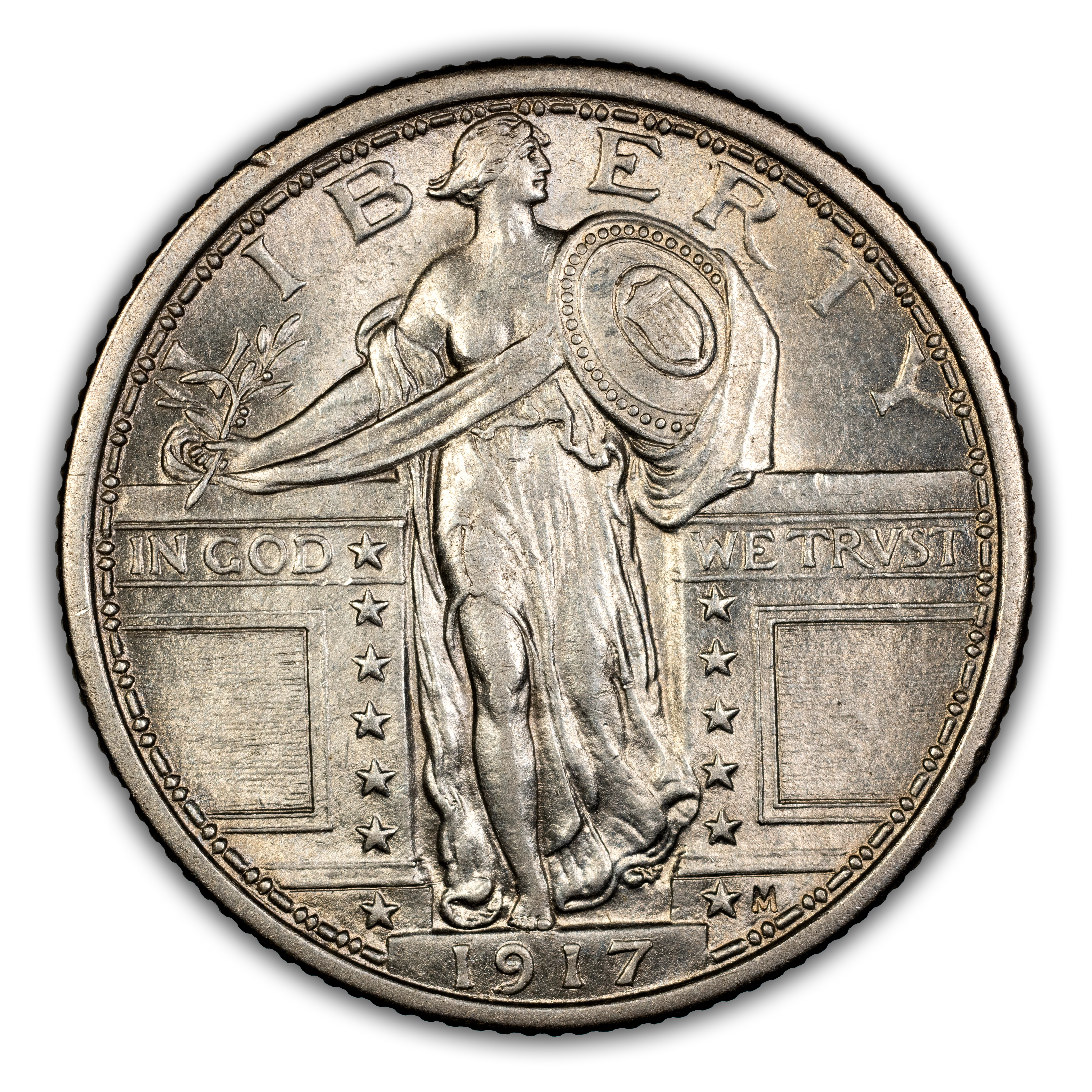 1917 25c Type 1 MS thumbnail 2
