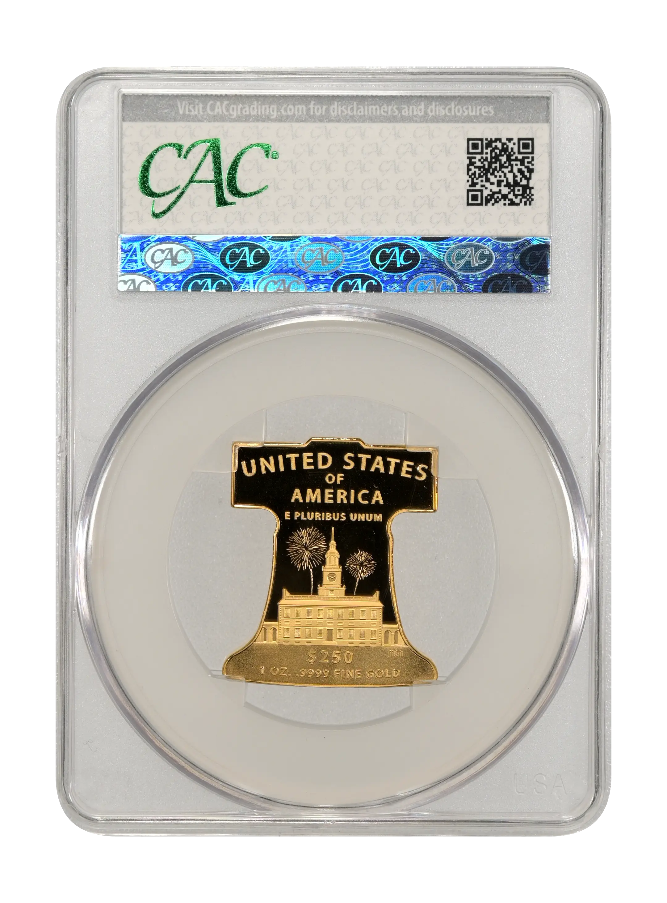 2026-P $250 1oz Gold, Freedom Ringing, Liberty Bell PR DCAM thumbnail 6