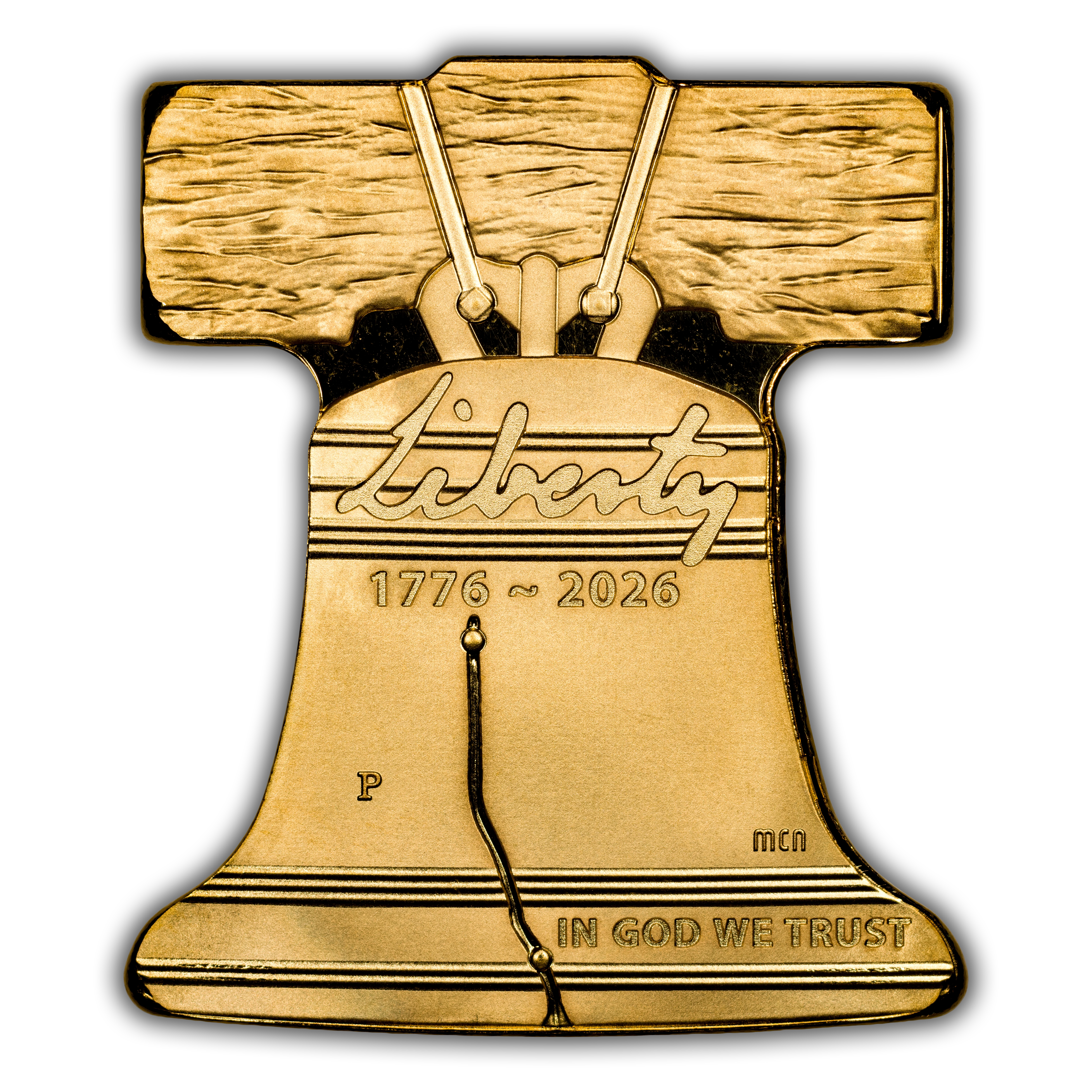 Image for 2026-P $250 1oz Gold, Freedom Ringing, Liberty Bell PR DCAM