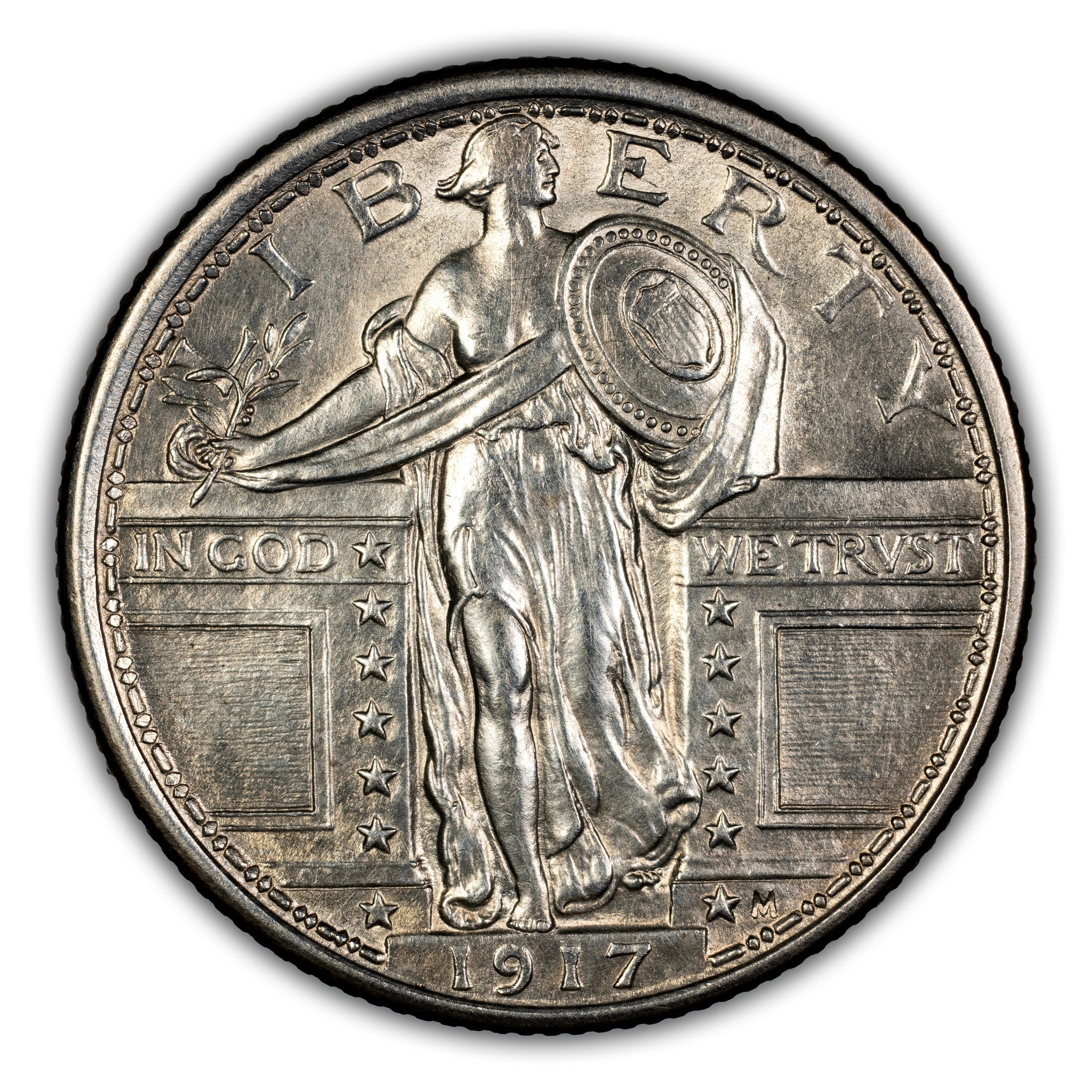 1917 25c Type 1 MS thumbnail 3