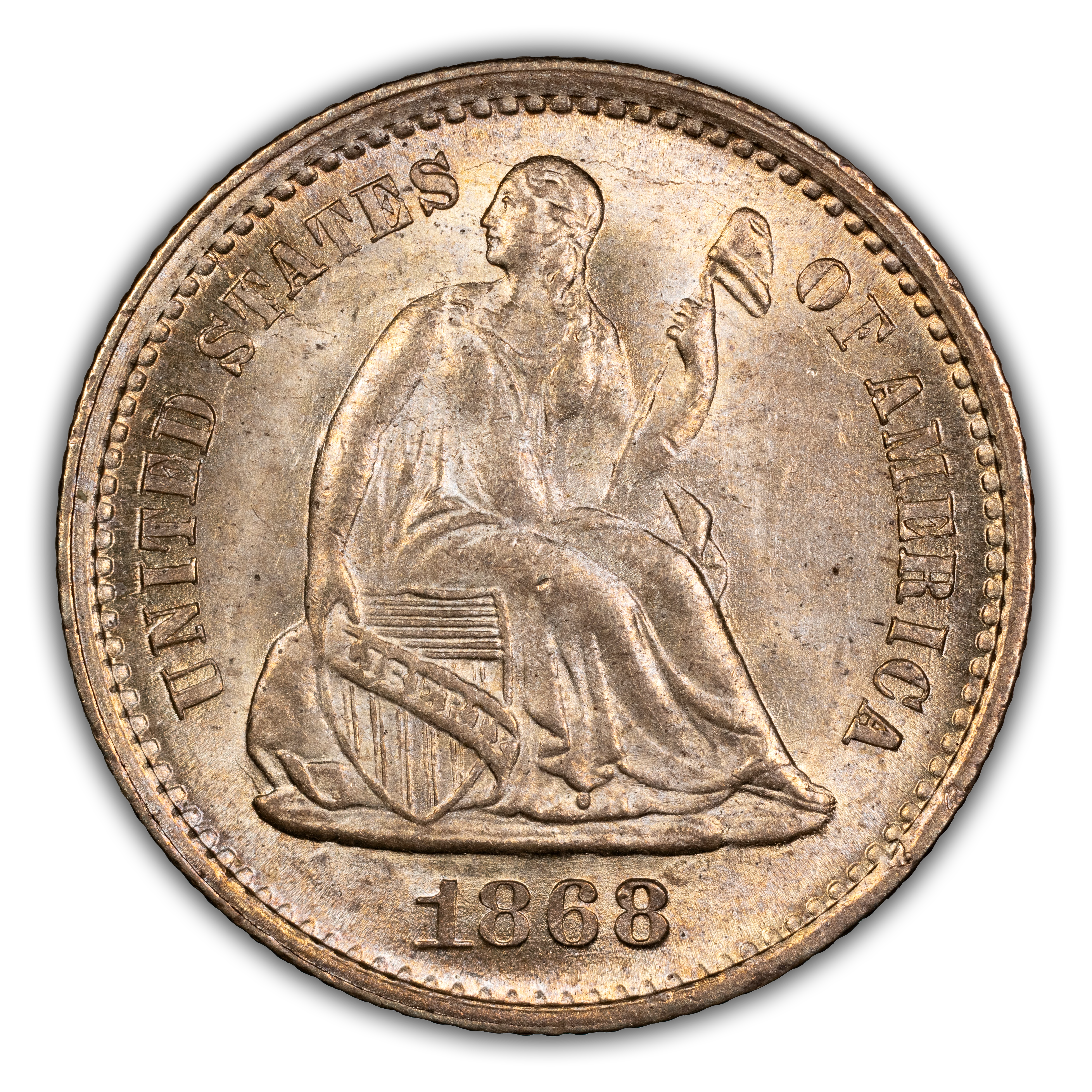 1868-S H10c MS