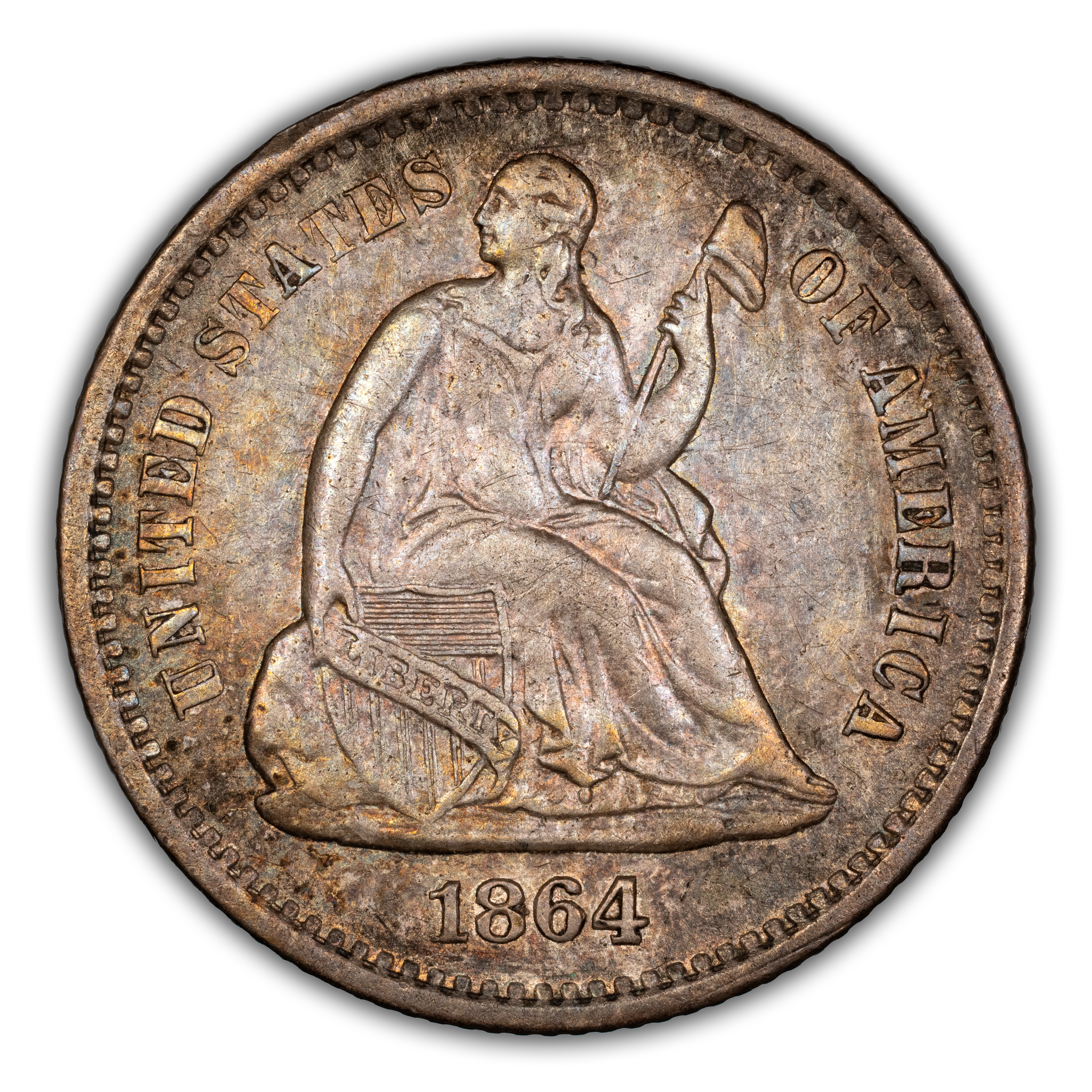 1864-S H10c MS thumbnail 2