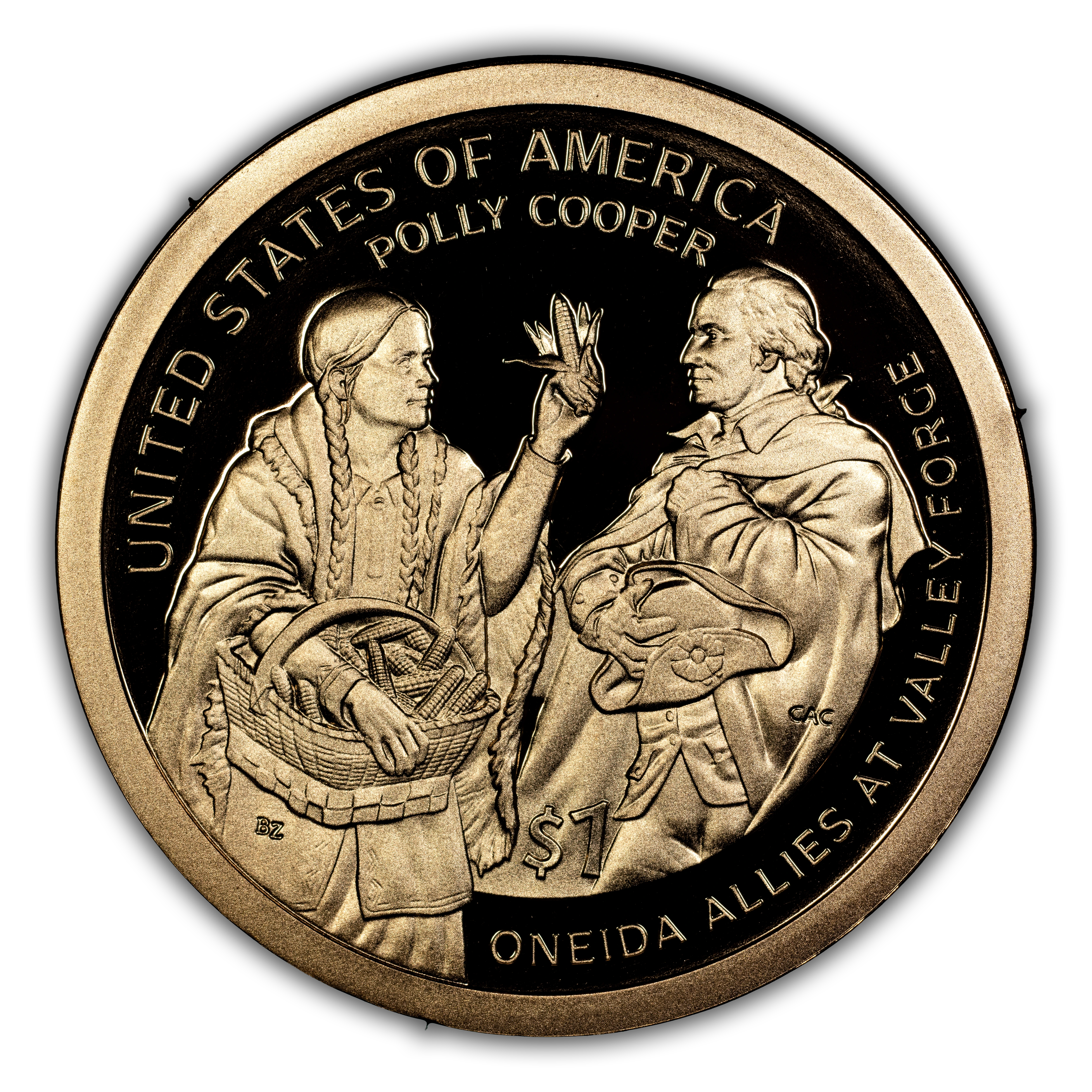 2026-S $1  Native American, Oneida Allies at Valley Forge PR DCAM thumbnail 2