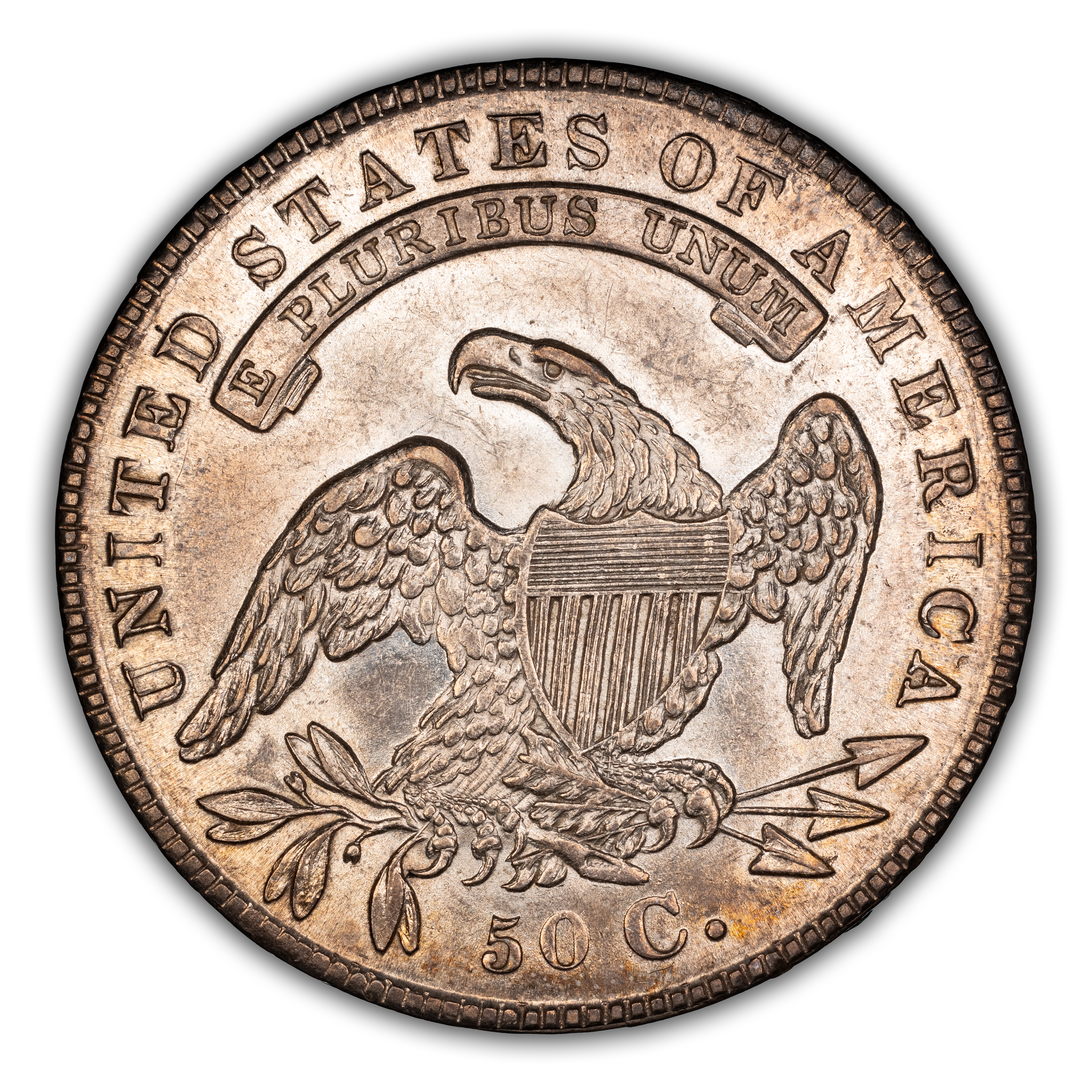 1834 50c Large Date, Small Letters, O-104 MS thumbnail 6