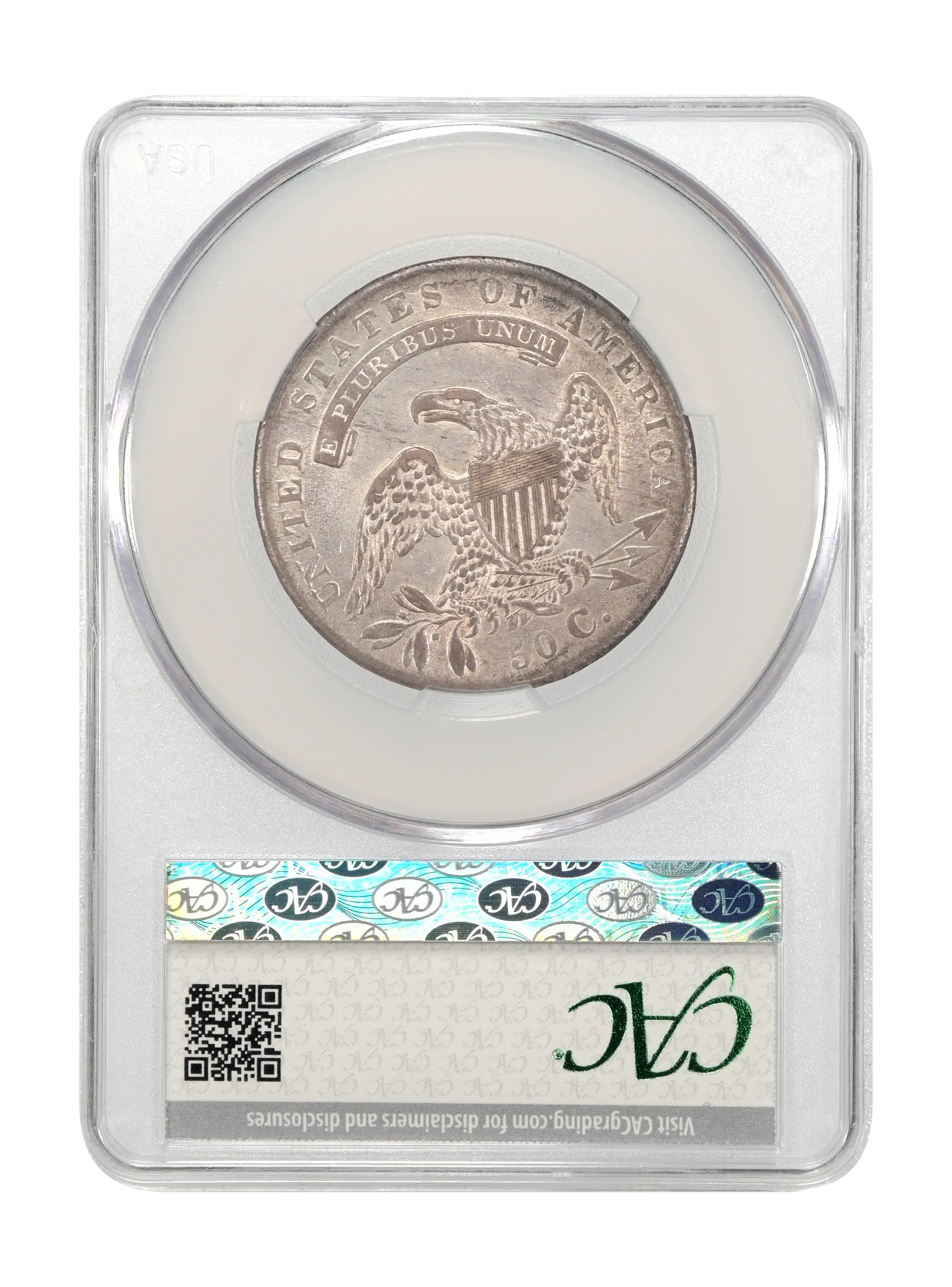 1836 50c Lettered Edge, 50/00, O-116 MS thumbnail 14