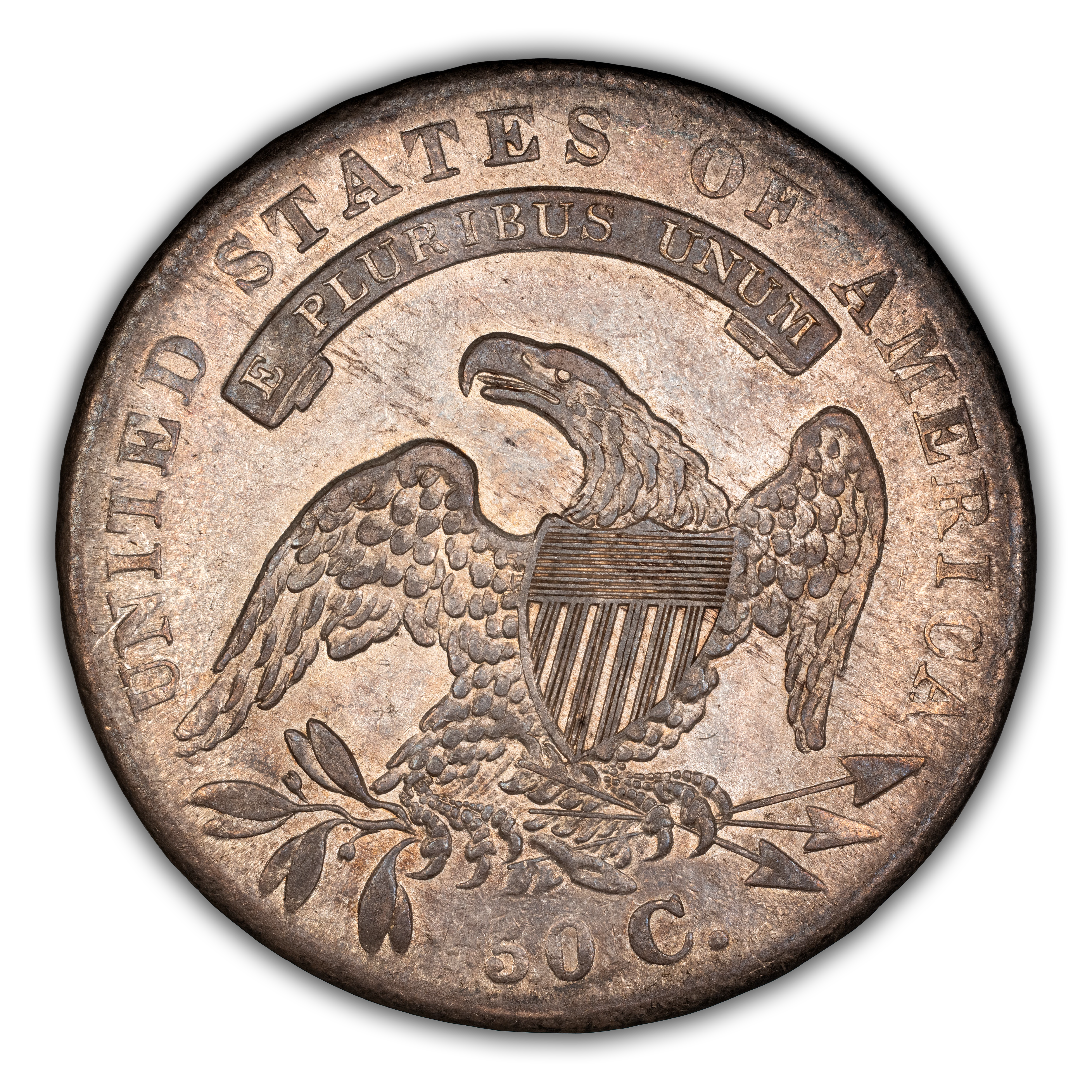 1836 50c Lettered Edge, 50/00, O-116 MS thumbnail 6