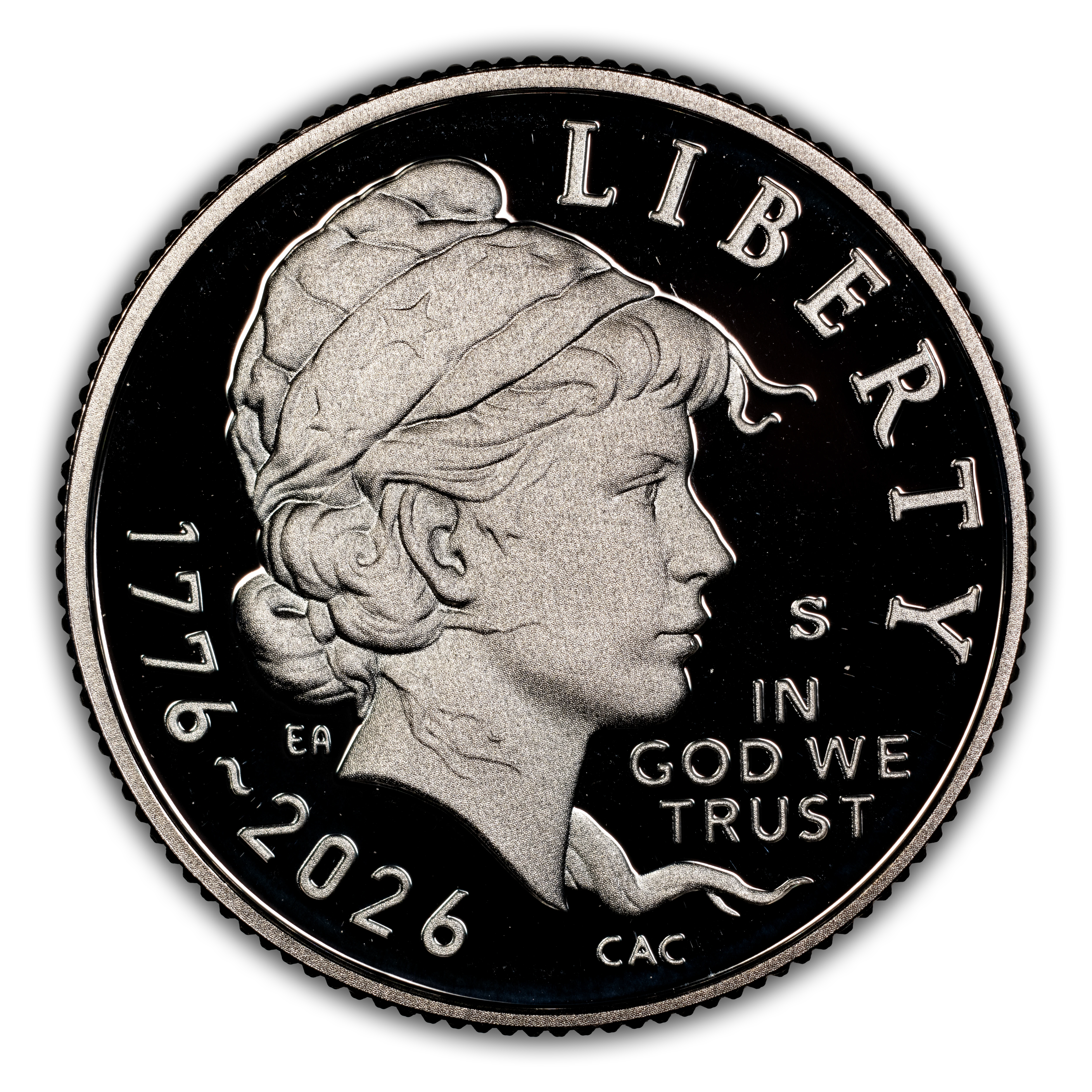 1776~2026-S 10c Emerging Liberty, Silver PR DCAM thumbnail 2