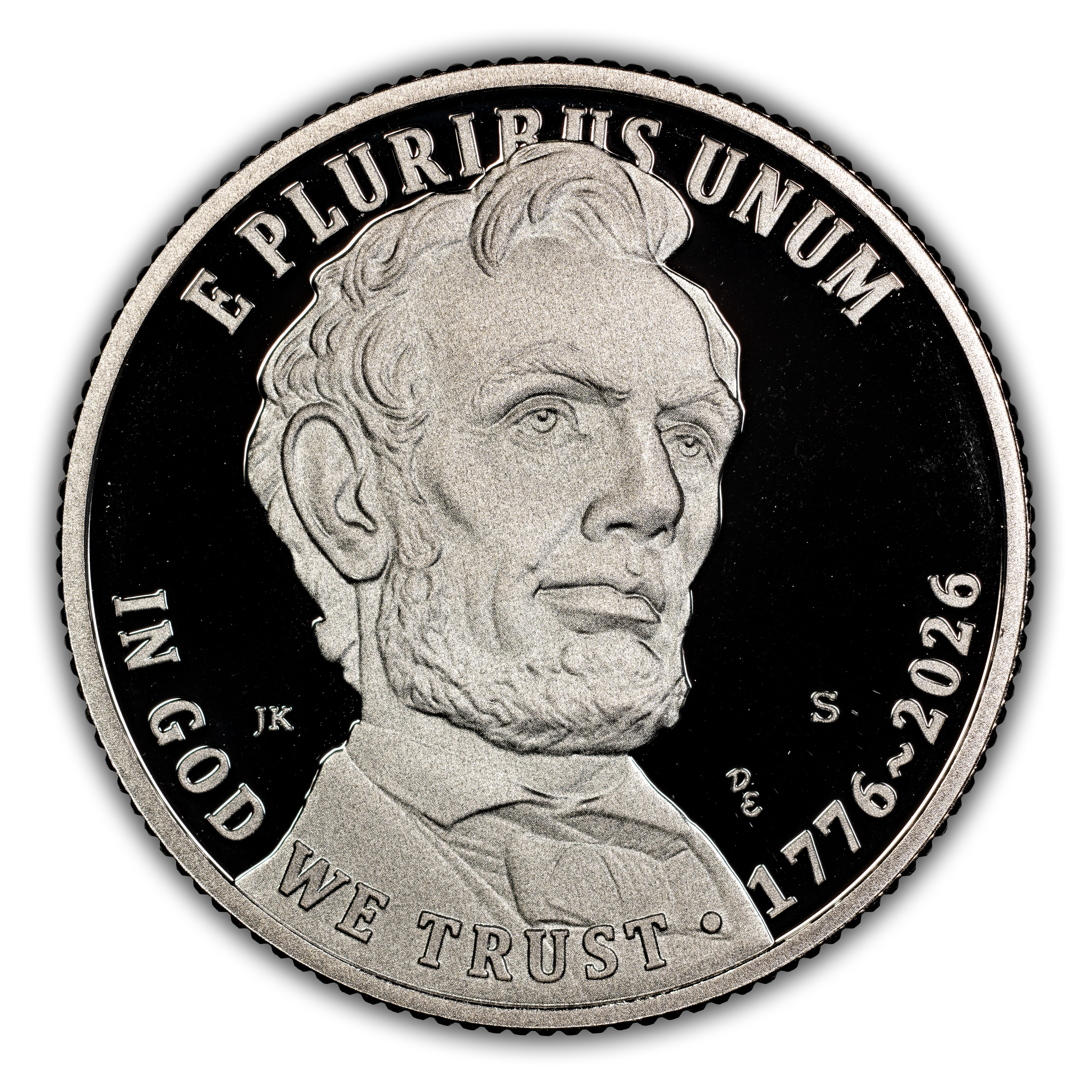 1776~2026-S 25c Gettysburg Address, Silver PR DCAM thumbnail 2