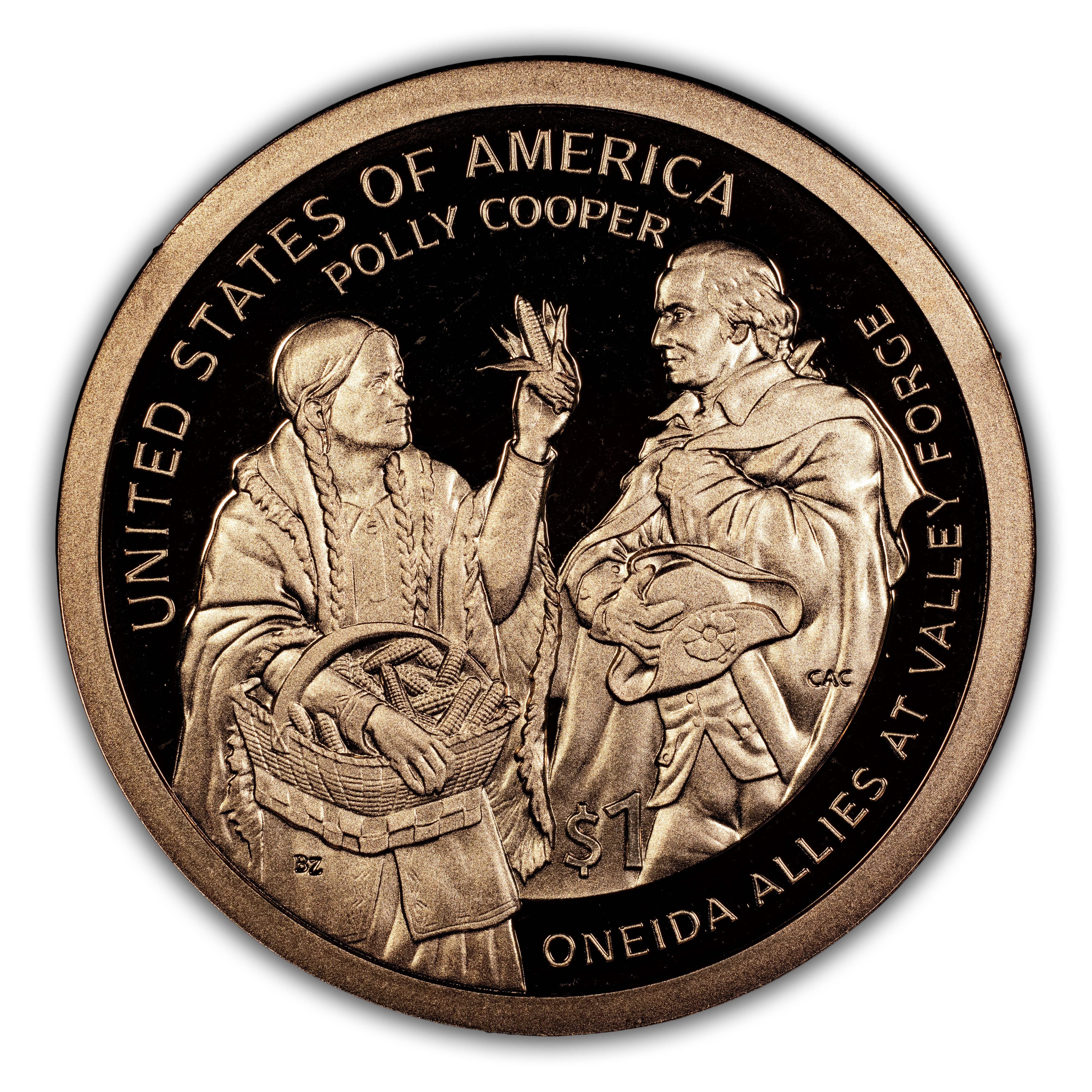 2026-S $1  Native American, Oneida Allies at Valley Forge PR DCAM thumbnail 3