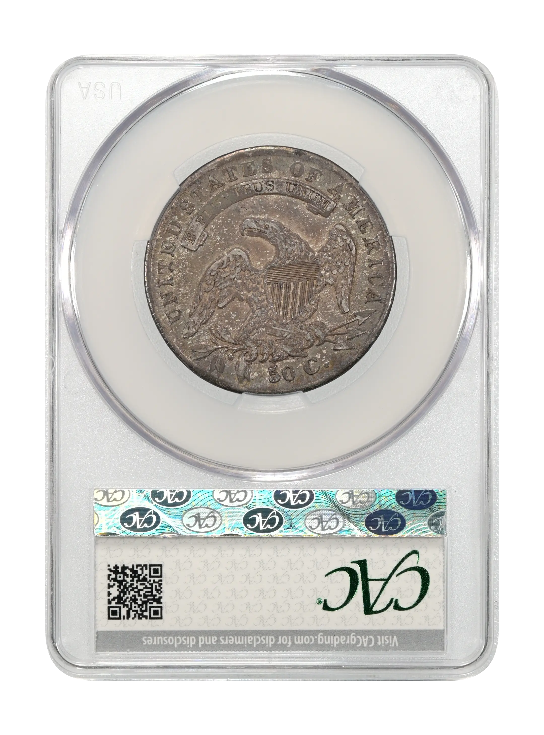1836 50c Lettered Edge, Bar Dot, O-112 MS thumbnail 14