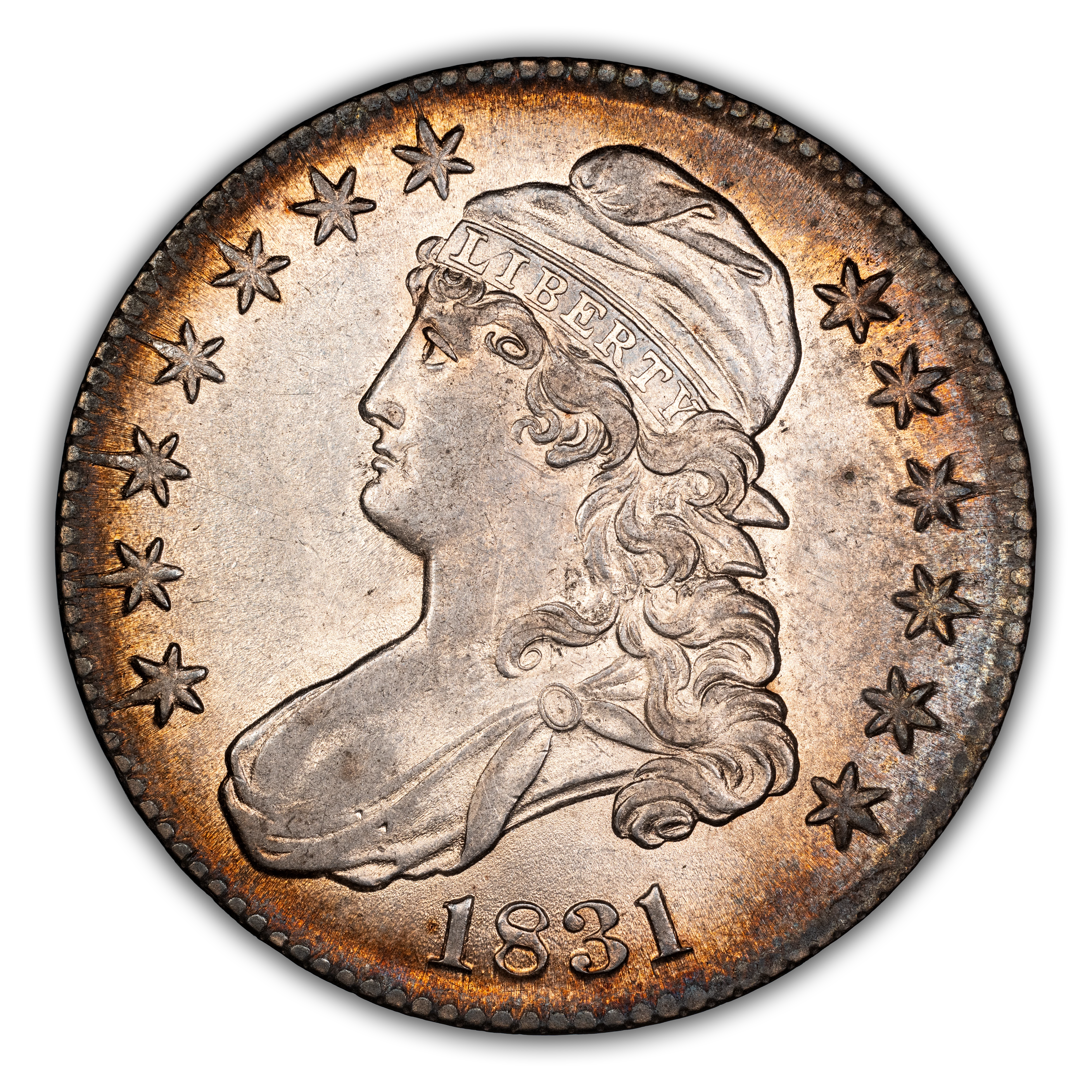 1831 50c O-102 MS