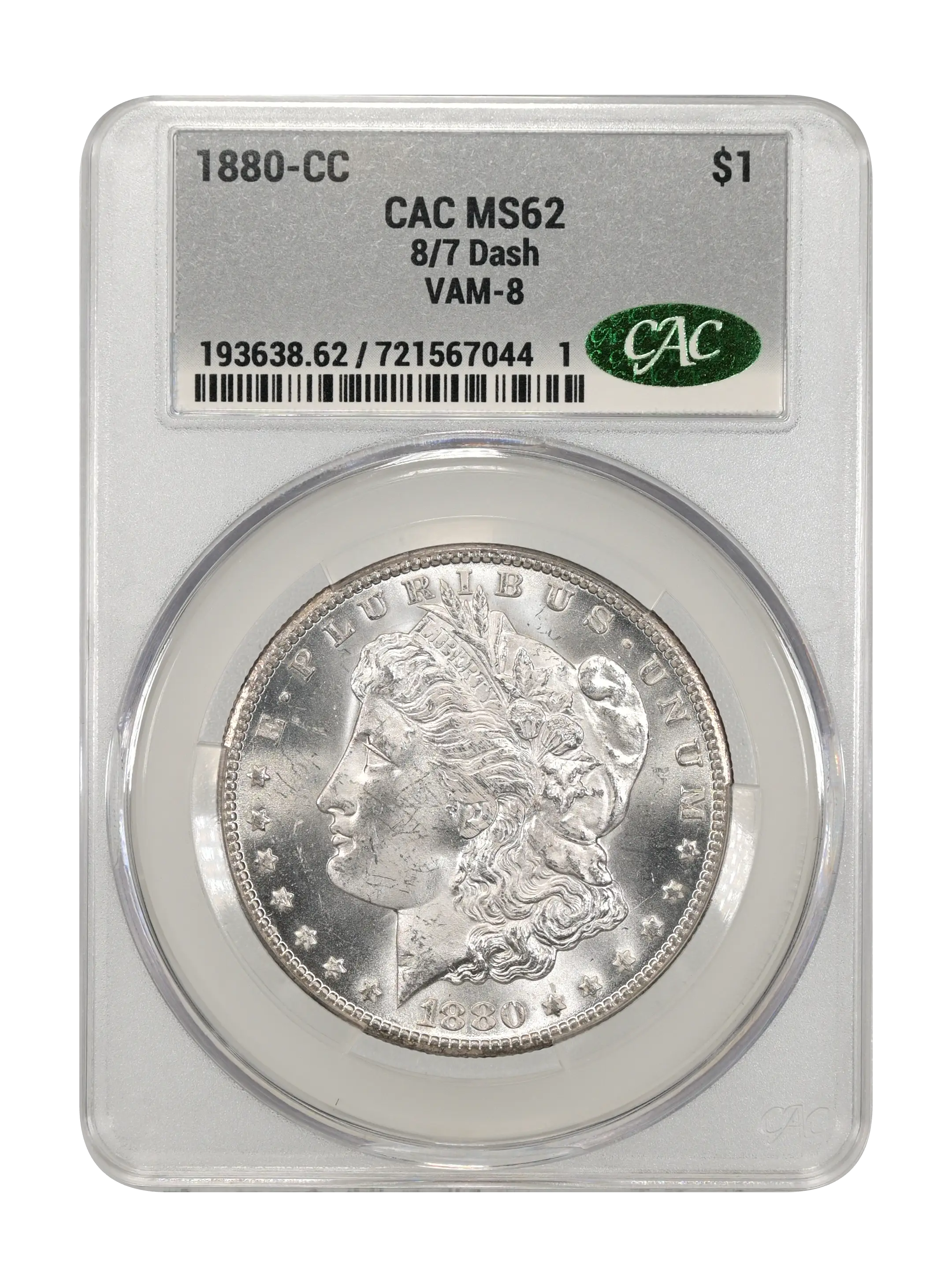 1880-CC $1  8/7, VAM-8 MS thumbnail 9