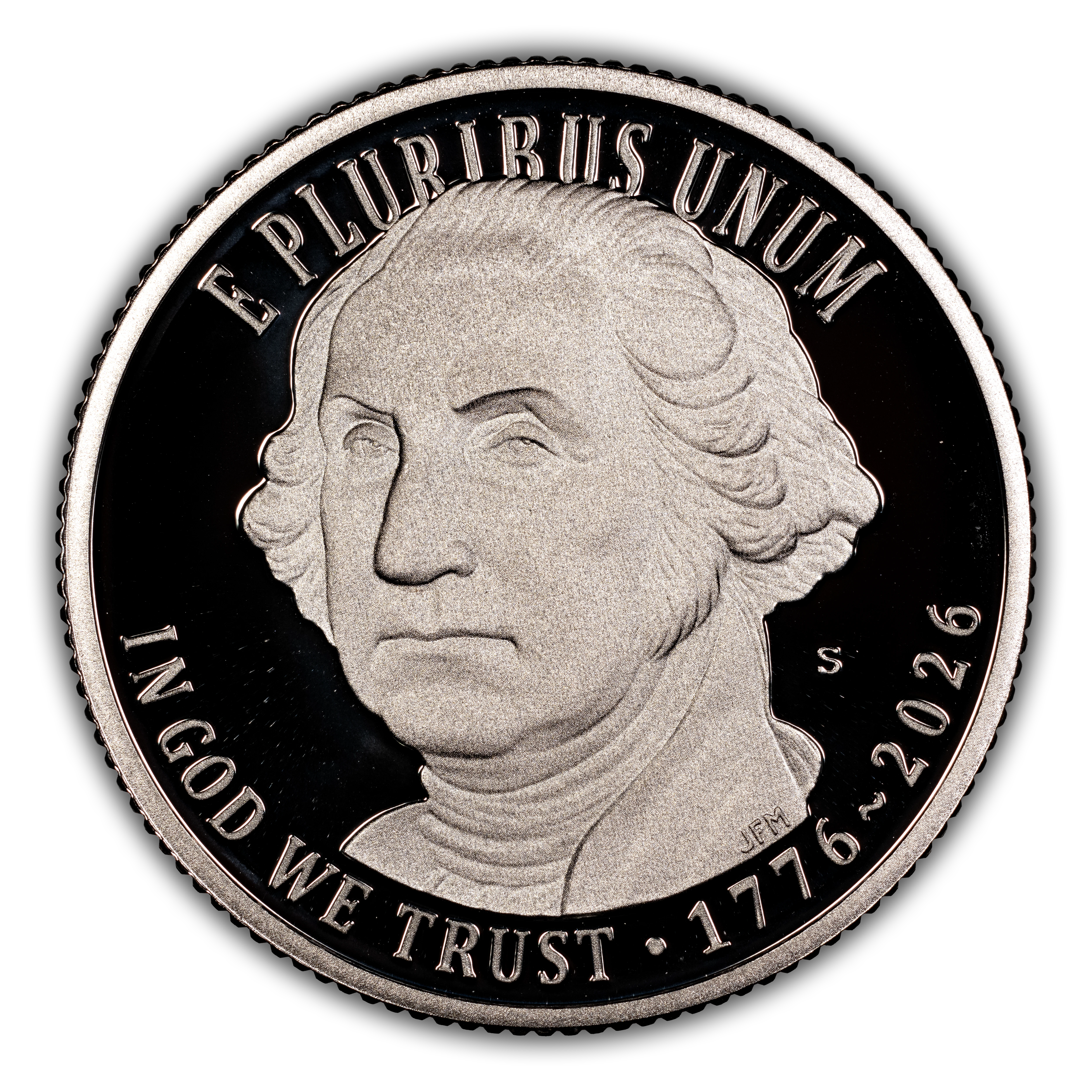 1776~2026-S 25c Revolutionary War, Silver PR DCAM thumbnail 3