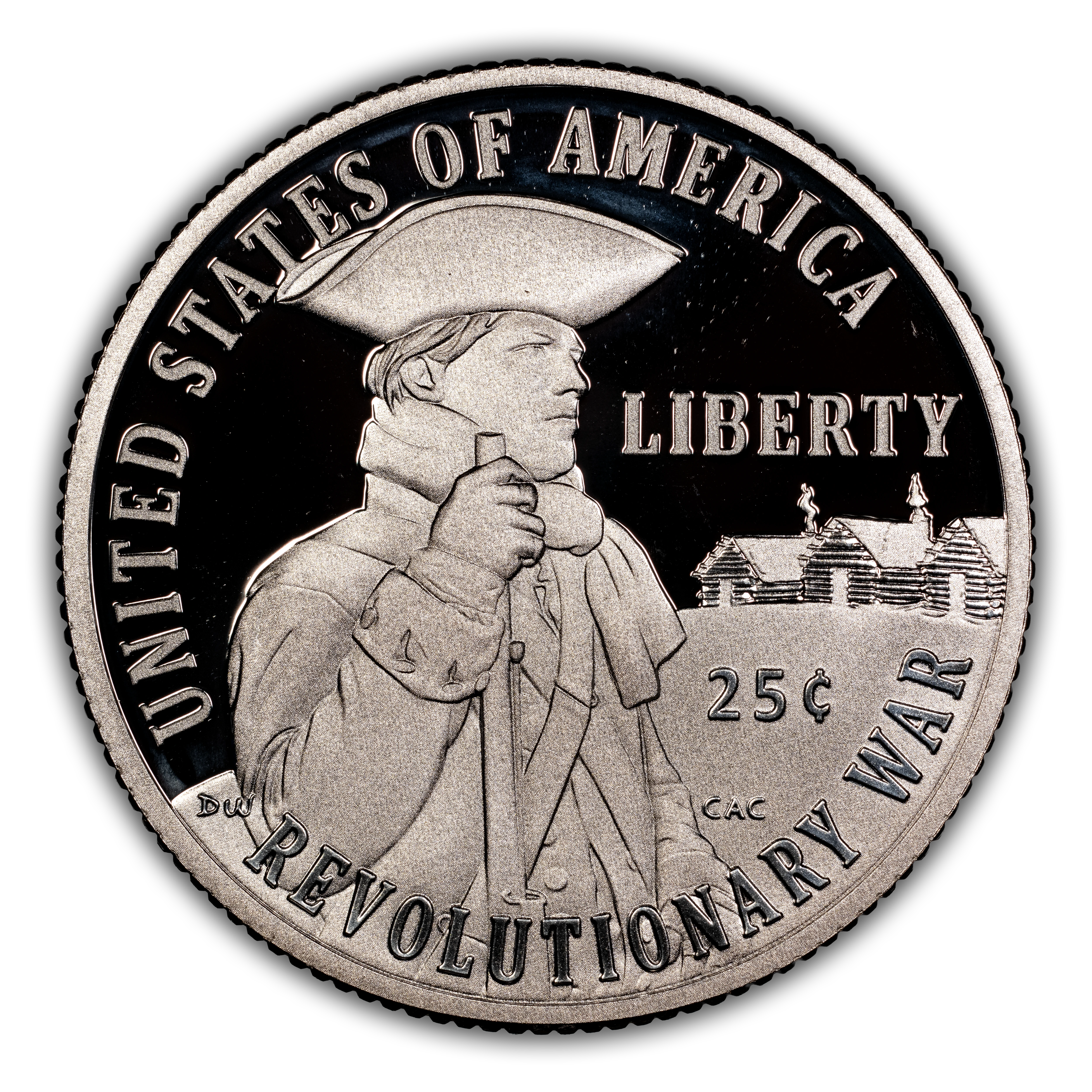 1776~2026-S 25c Revolutionary War, Silver PR DCAM thumbnail 17