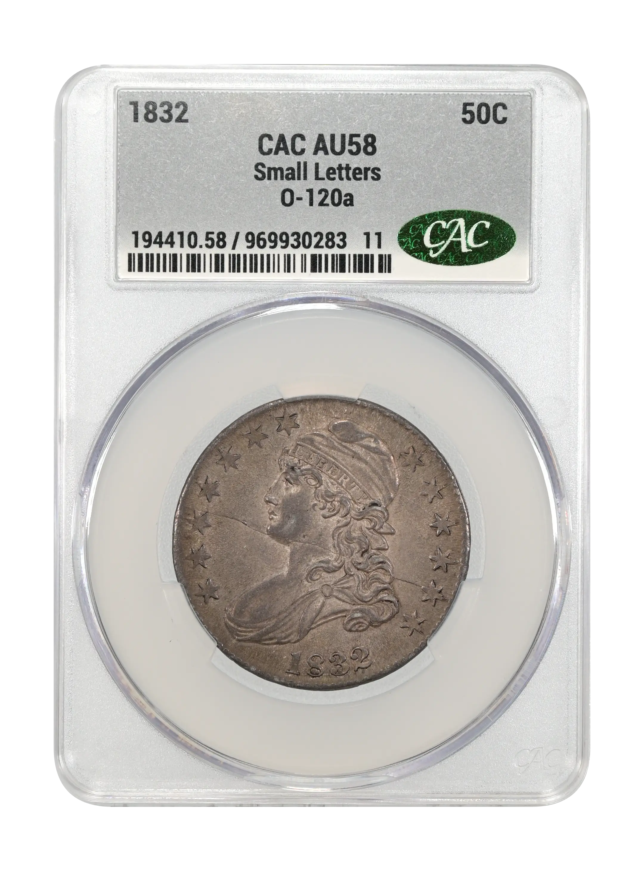 1832 50c Small Letters, O-120a MS thumbnail 13