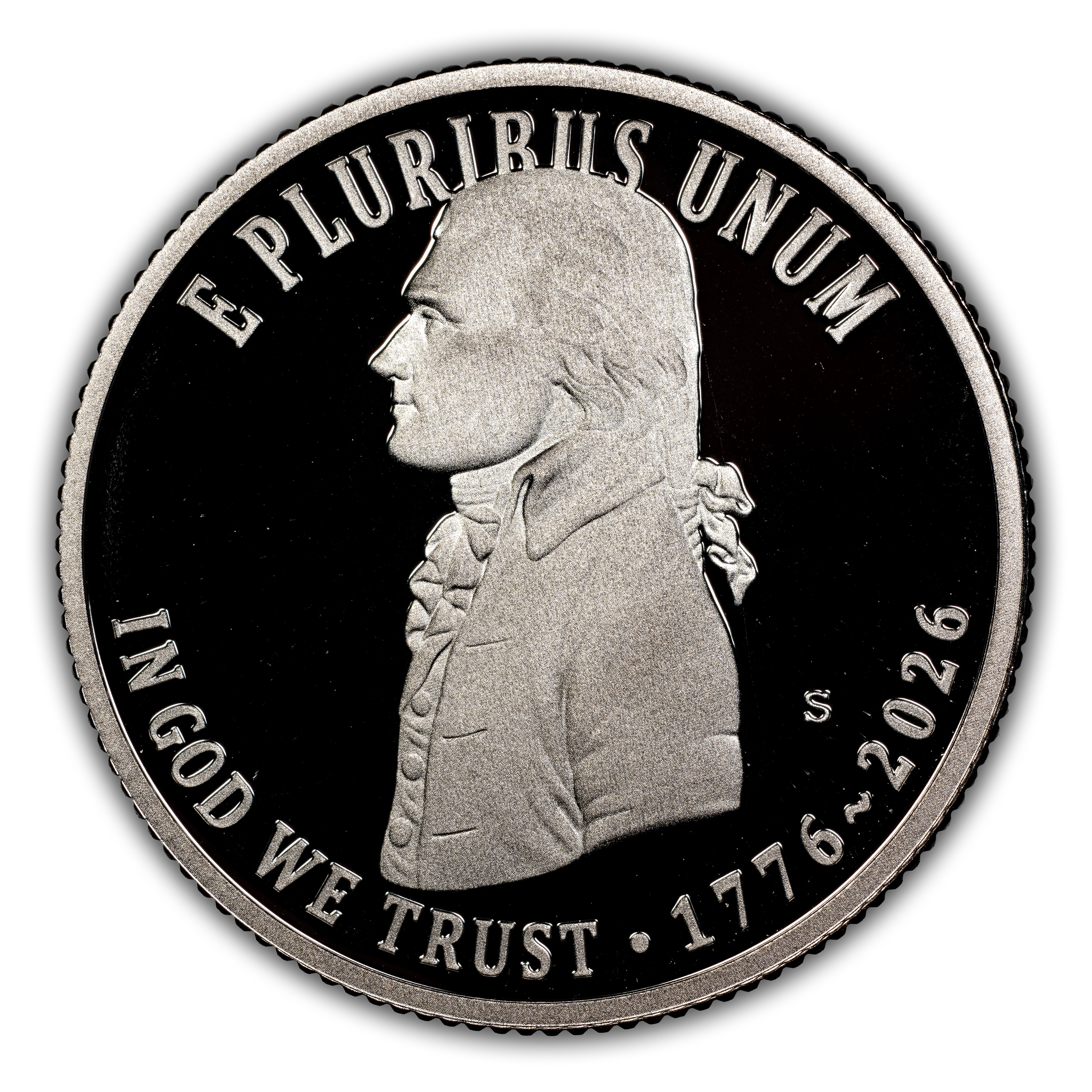 1776~2026-S 25c Declaration of Independence, Silver PR DCAM thumbnail 3