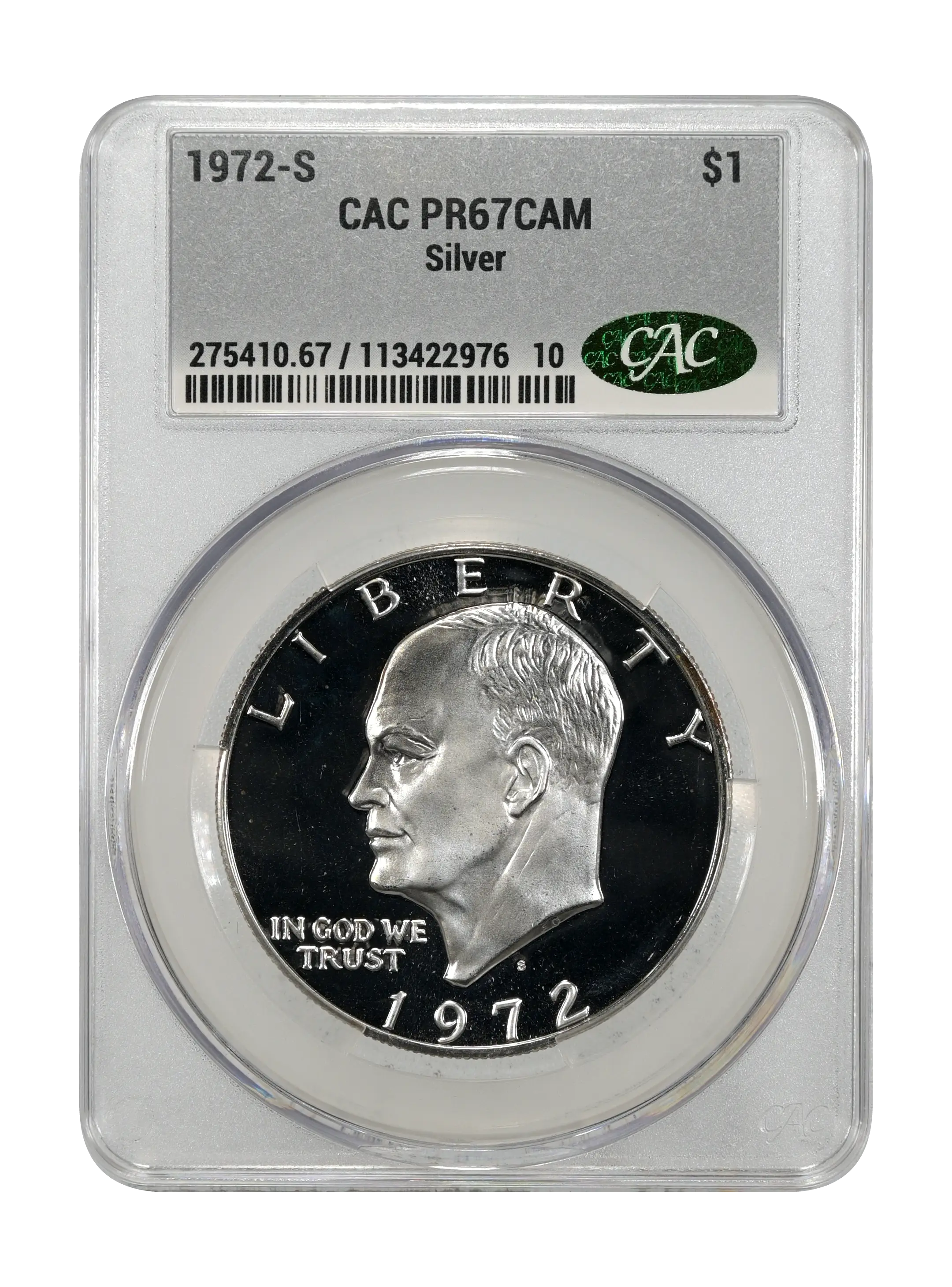 1972-S $1  Silver PR CAM thumbnail 8