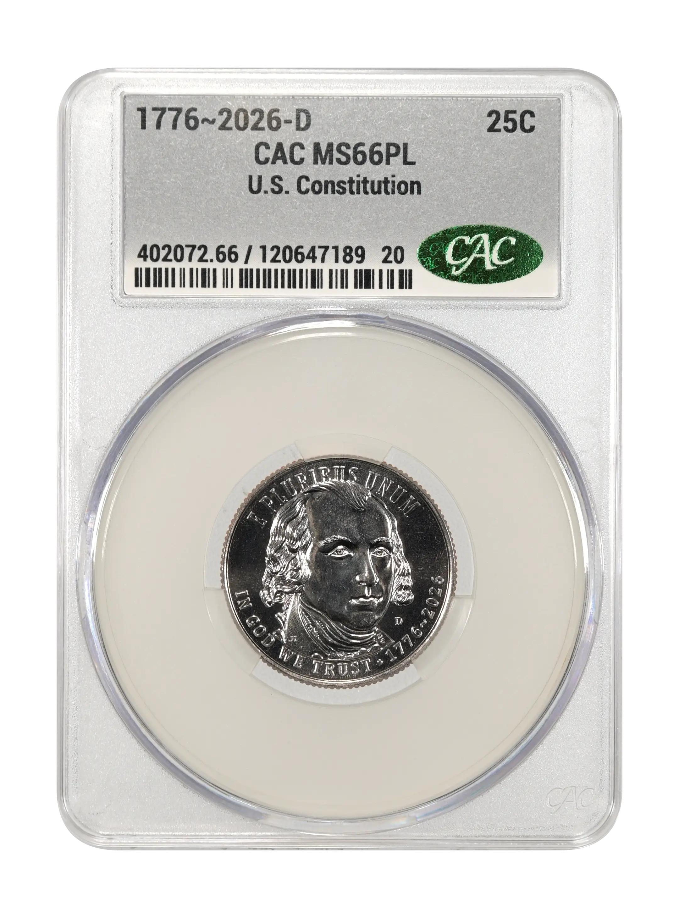 1776~2026-D 25c U.S. Constitution MS PL thumbnail 3