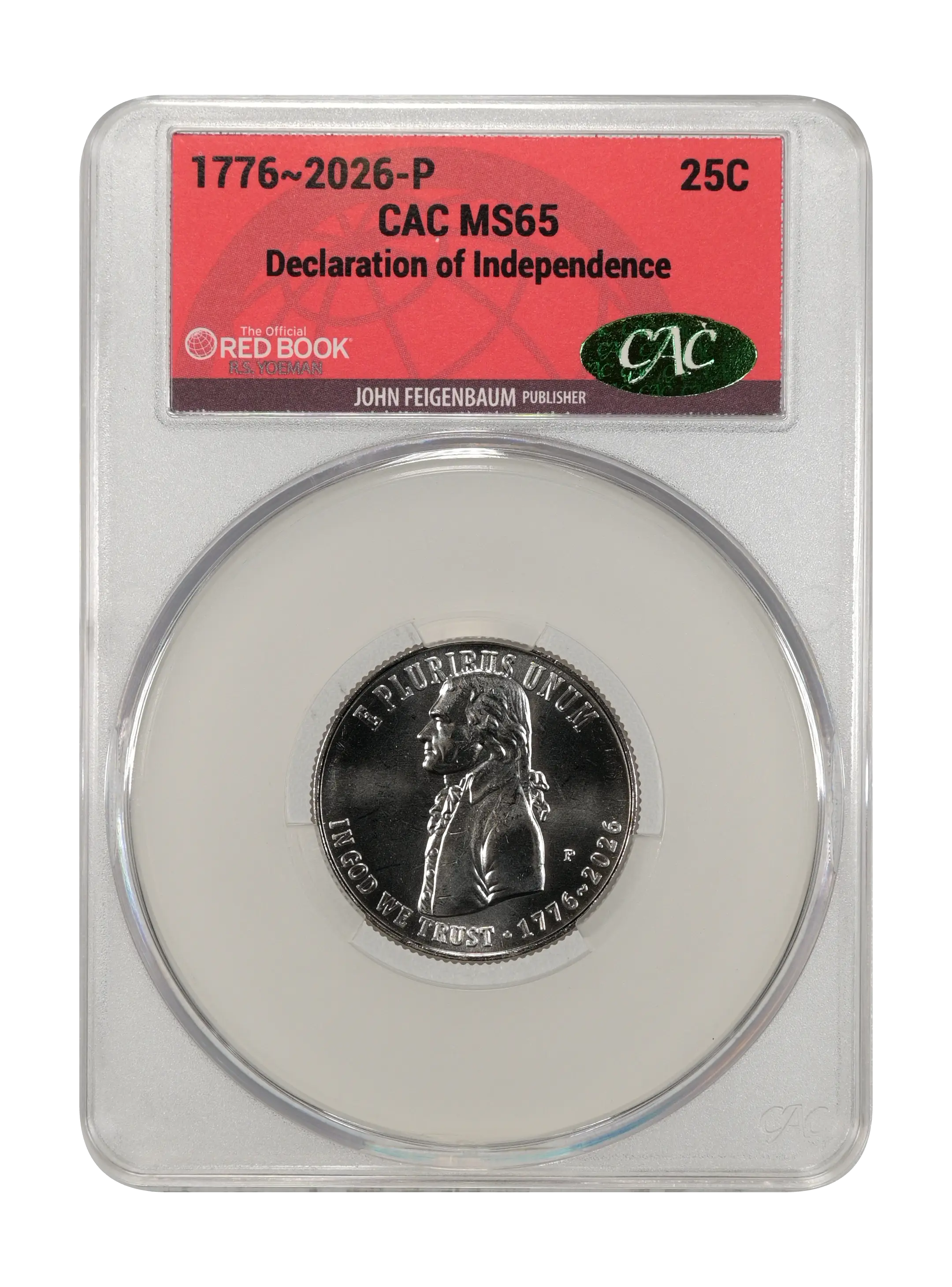 1776~2026-P 25c Declaration of Independence MS thumbnail 16
