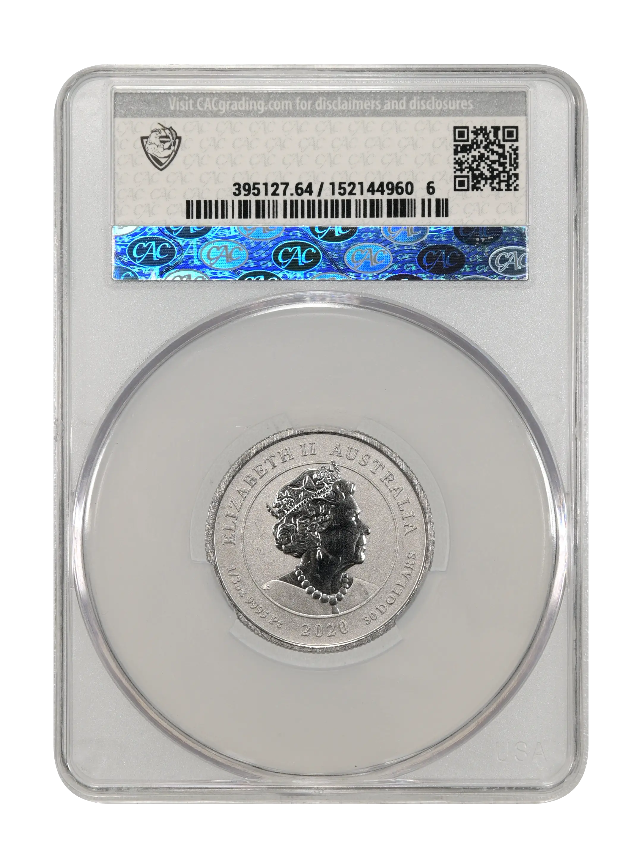 2020-P P$30 1/3oz Platinum, Striped Marlin MS thumbnail 13
