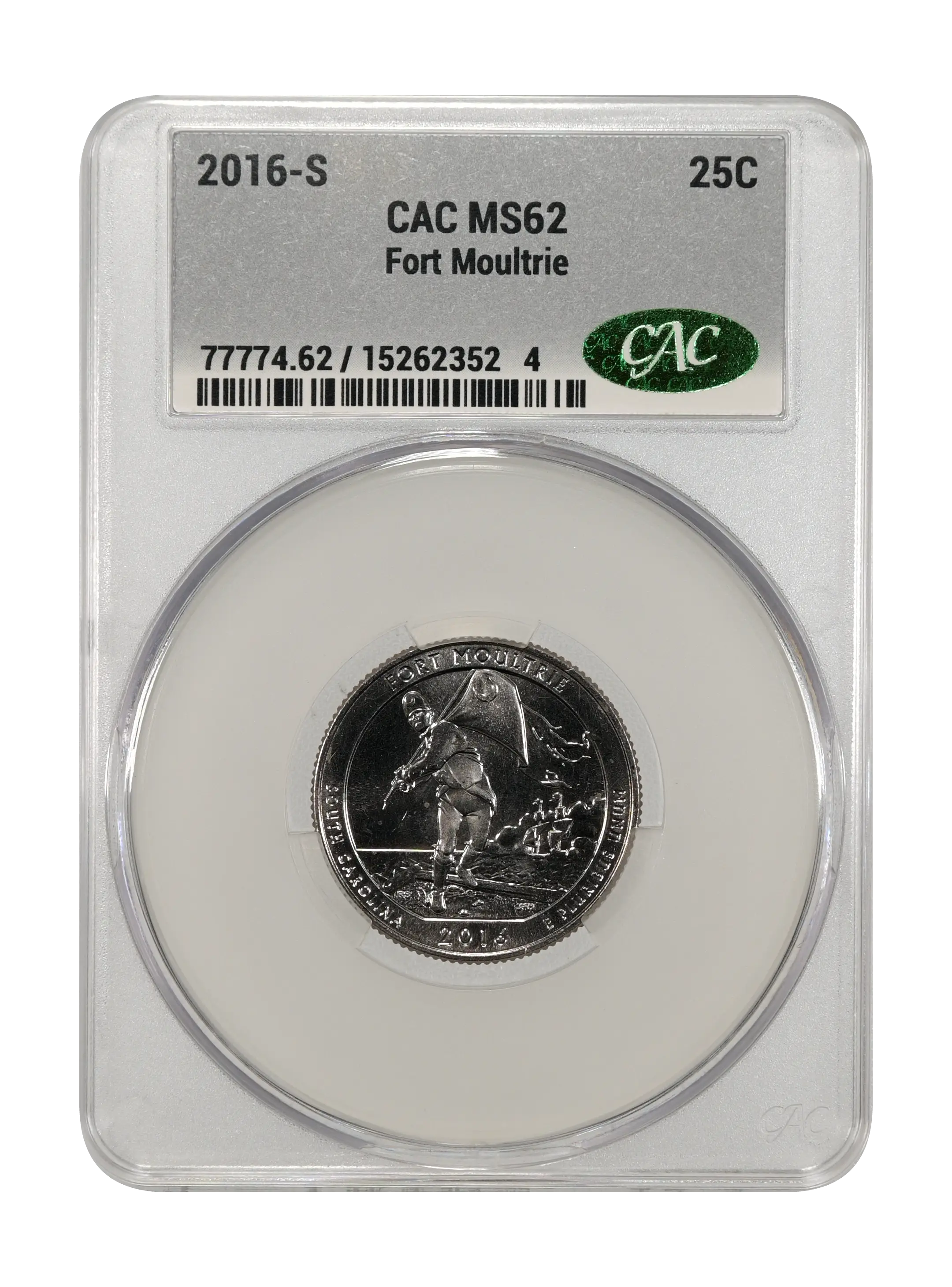 2016-S 25c Fort Moultrie MS thumbnail 2
