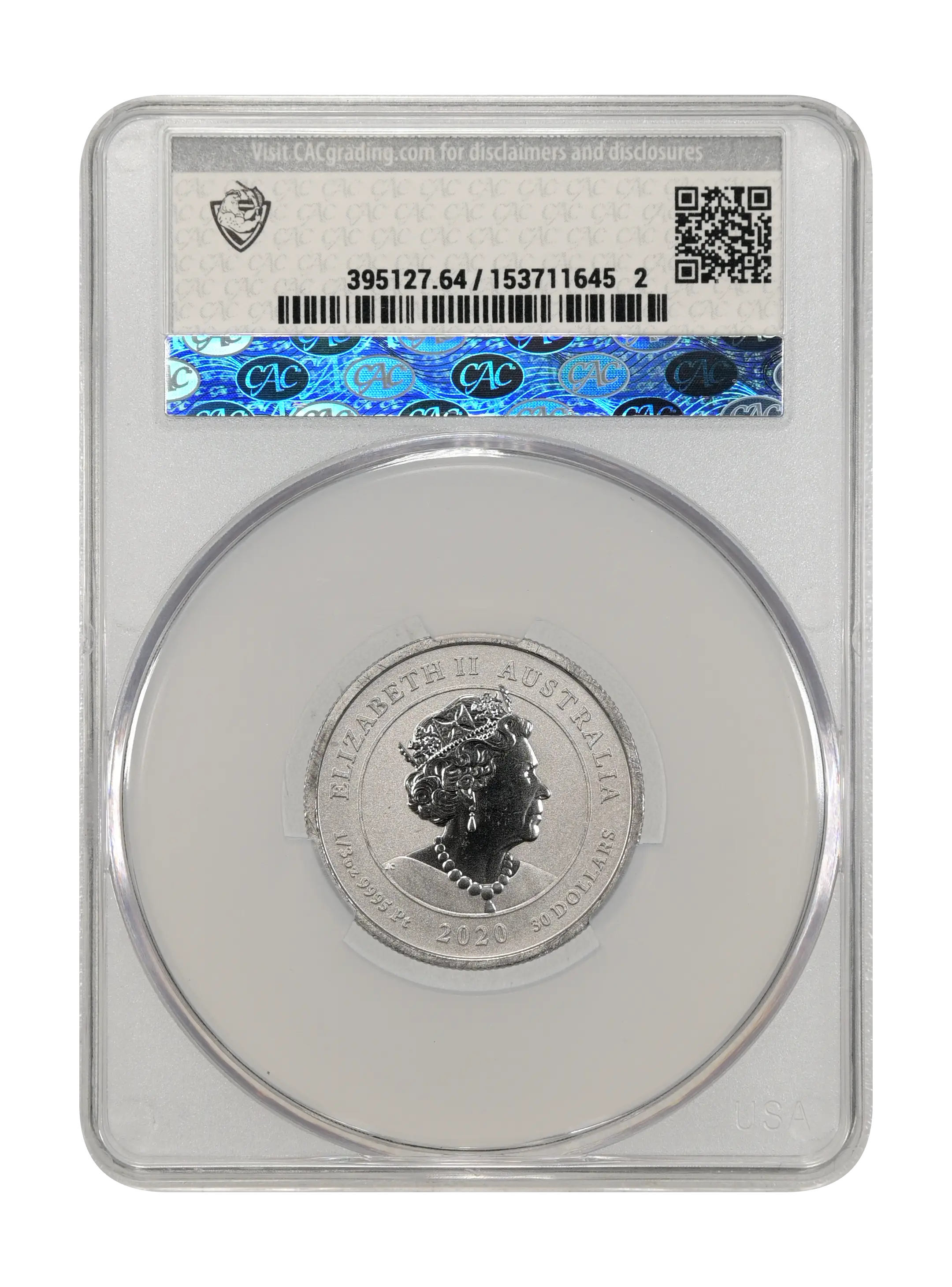 2020-P P$30 1/3oz Platinum, Striped Marlin MS thumbnail 14