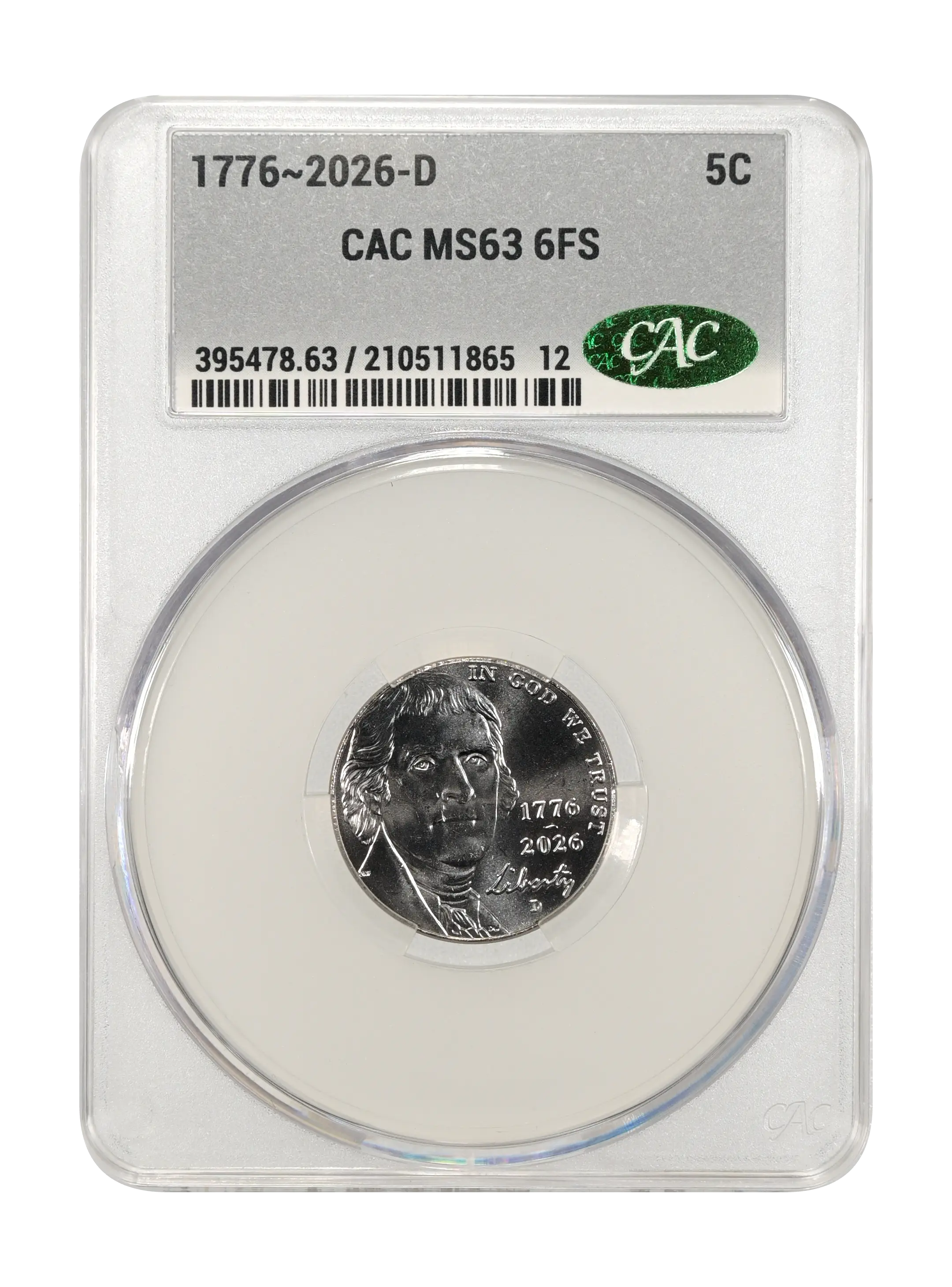 1776~2026-D 5c MS FS PL thumbnail 8