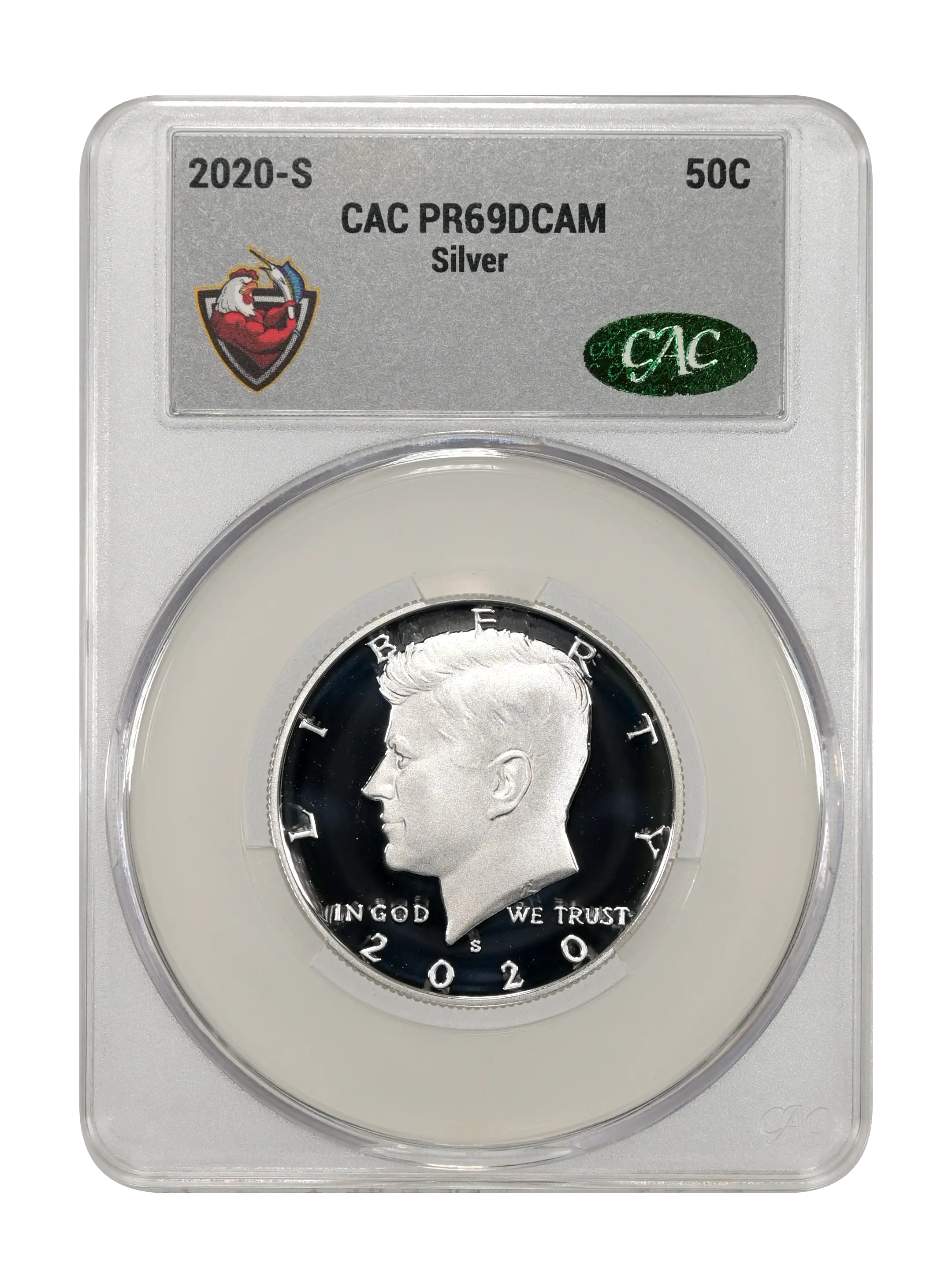 2020-S 50c Silver PR DCAM thumbnail 5
