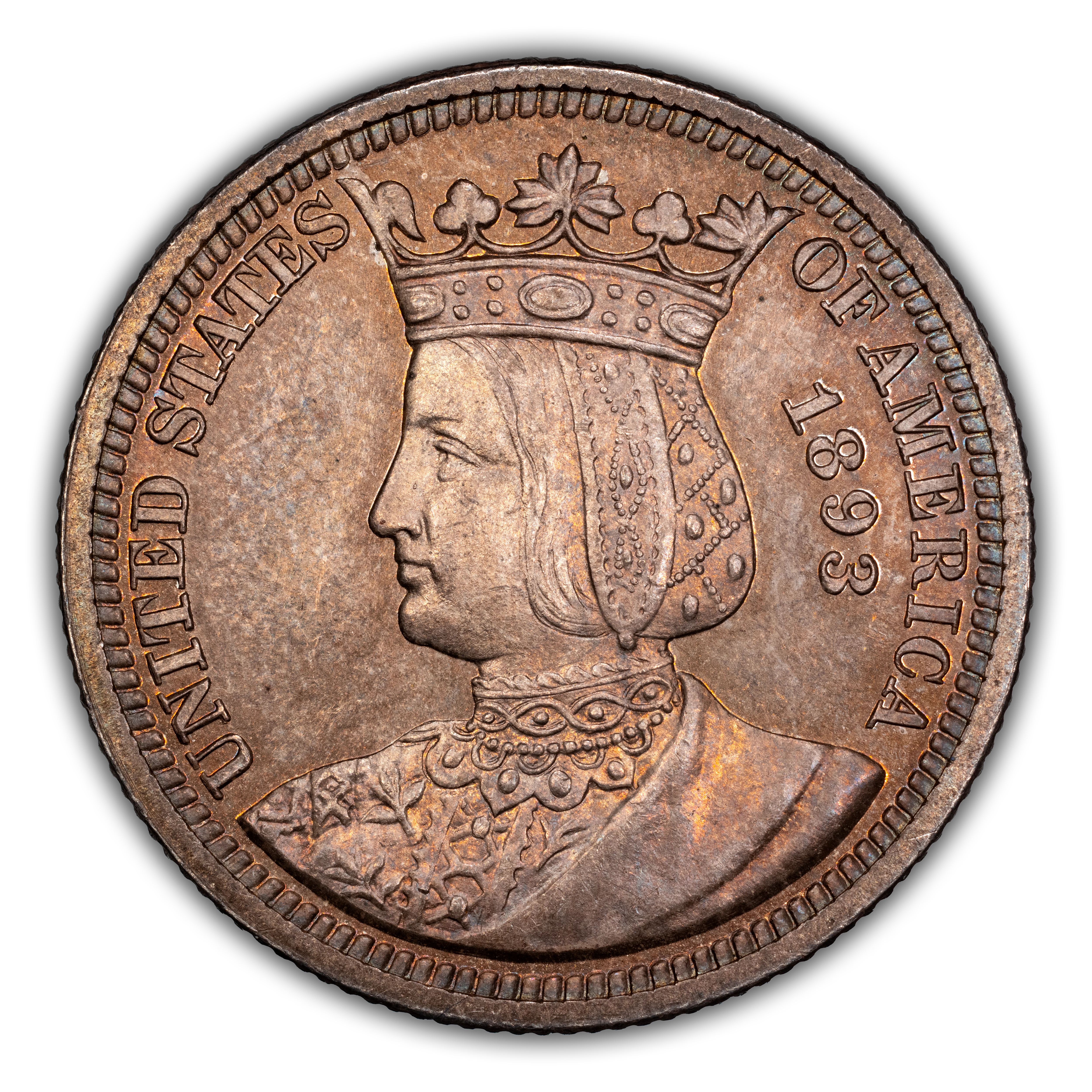 1893 25c Isabella MS thumbnail 7