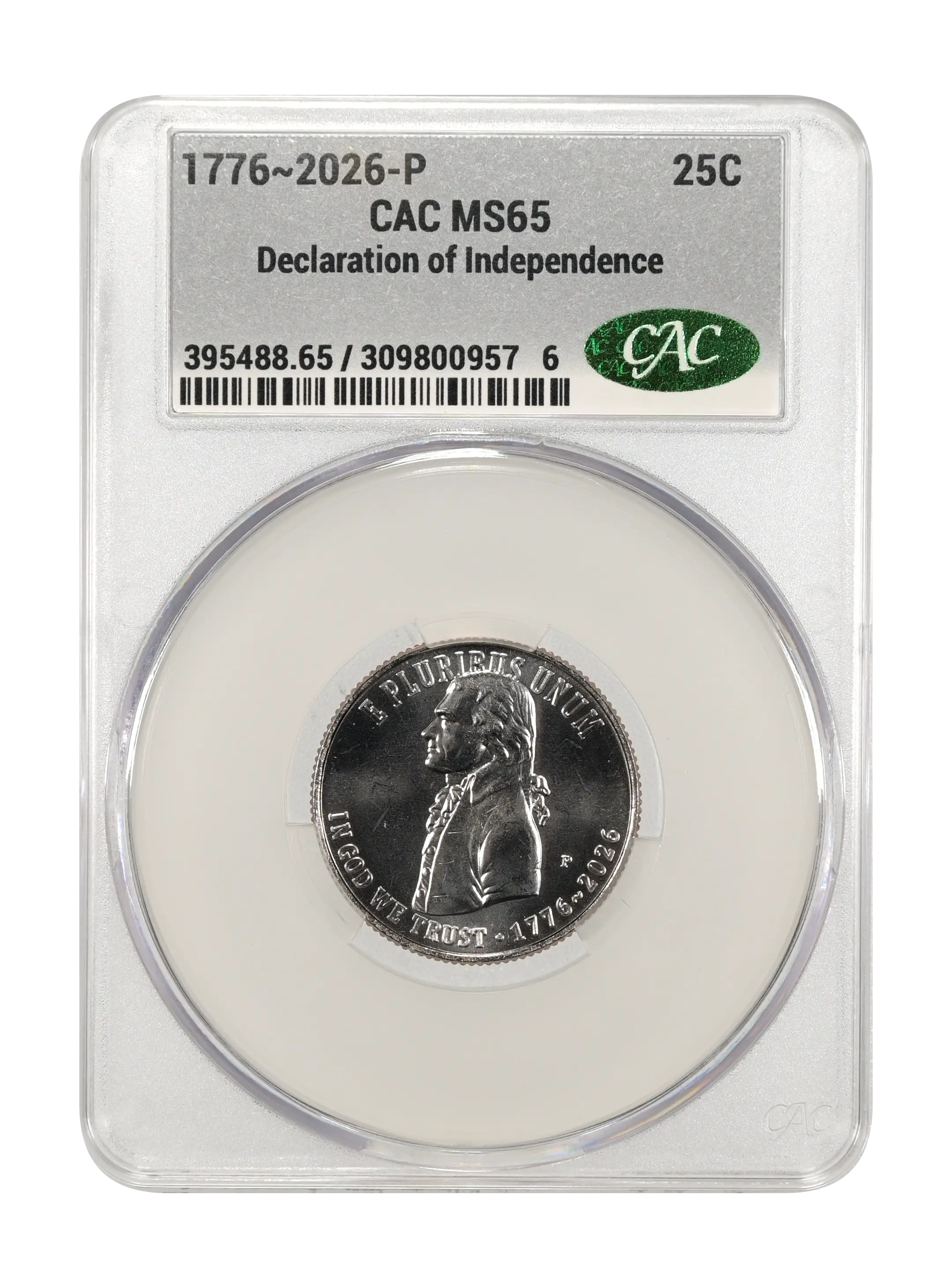 1776~2026-P 25c Declaration of Independence MS thumbnail 17