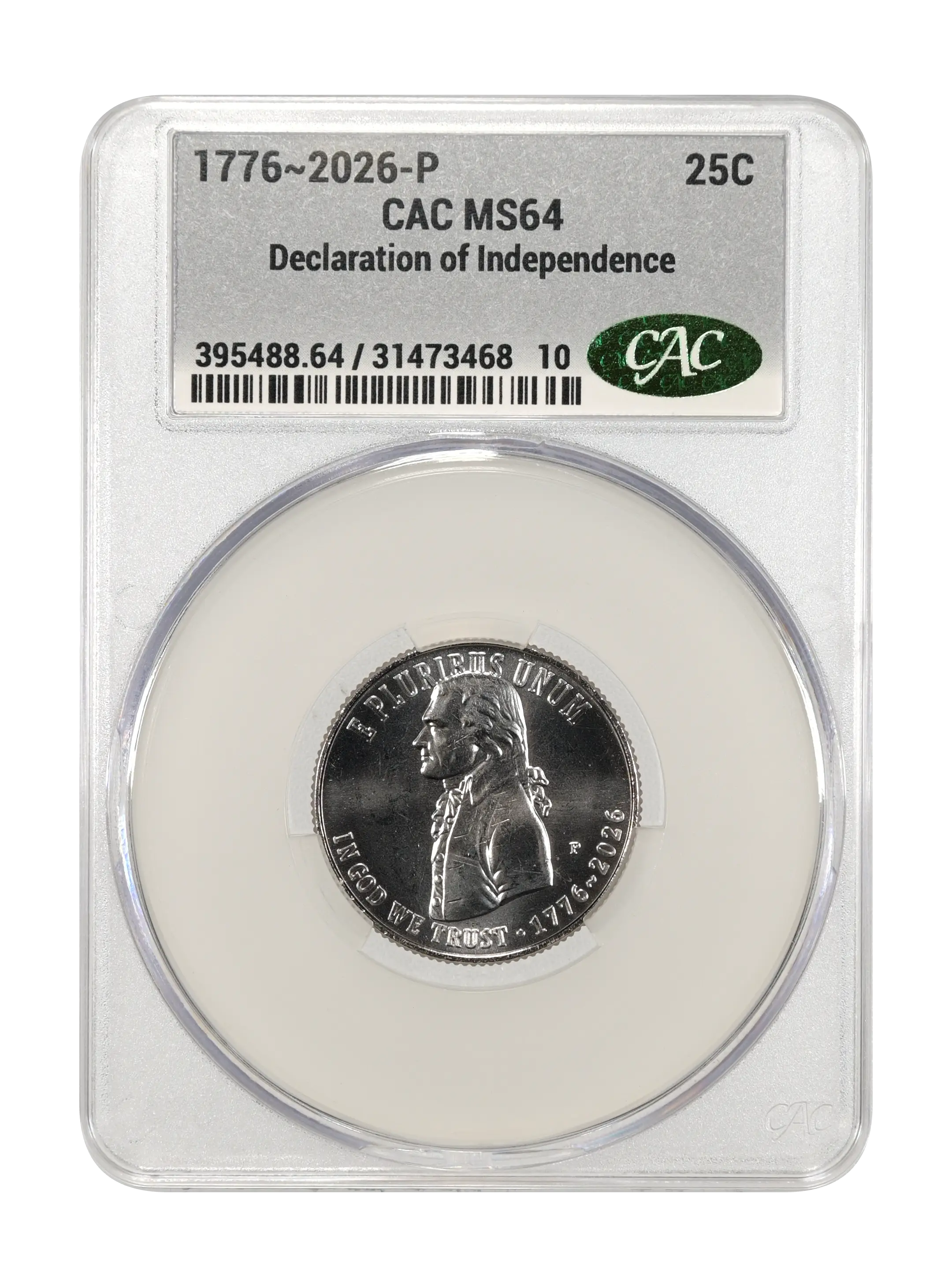 1776~2026-P 25c Declaration of Independence MS thumbnail 14